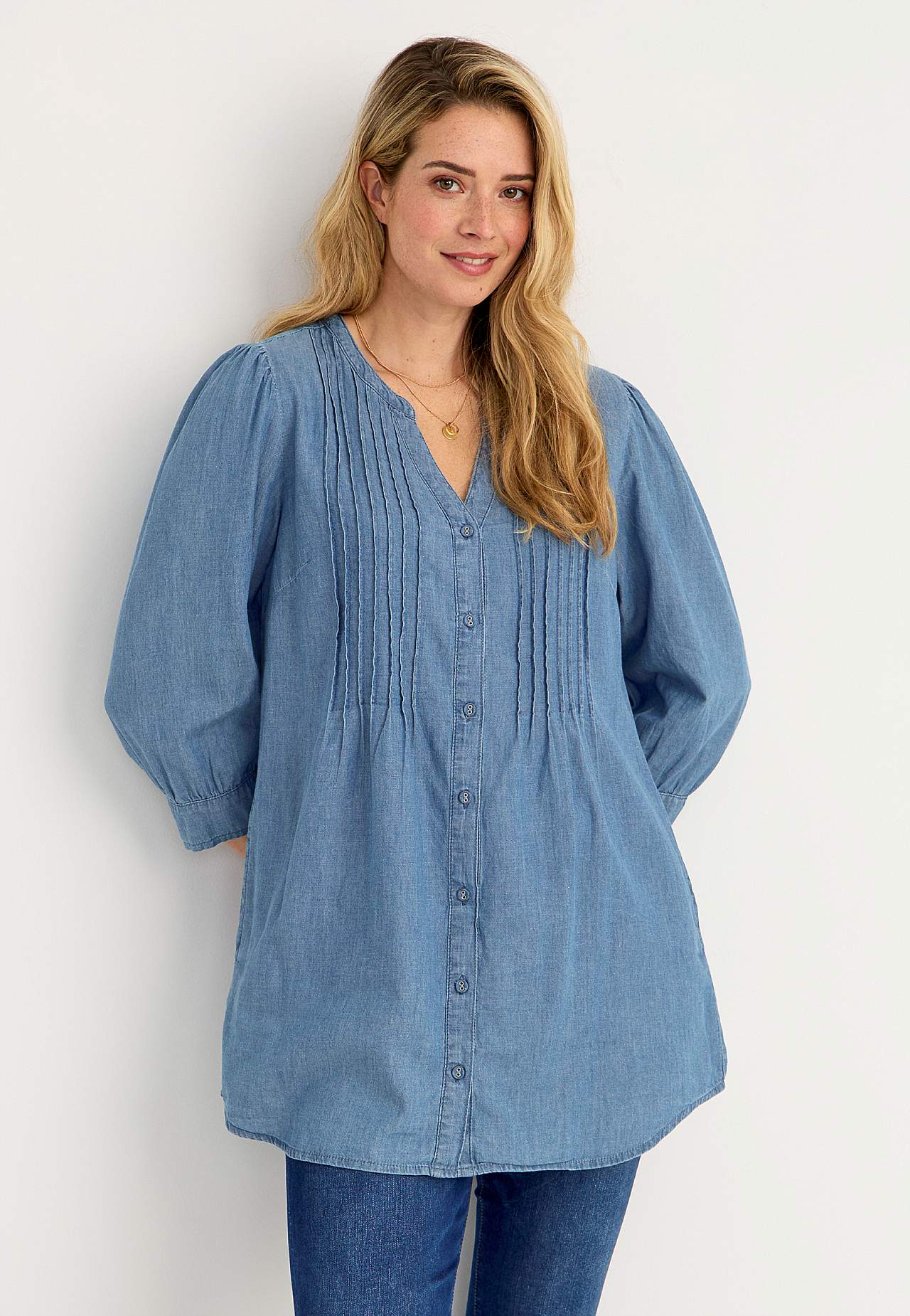 Tunika i denim Eivor