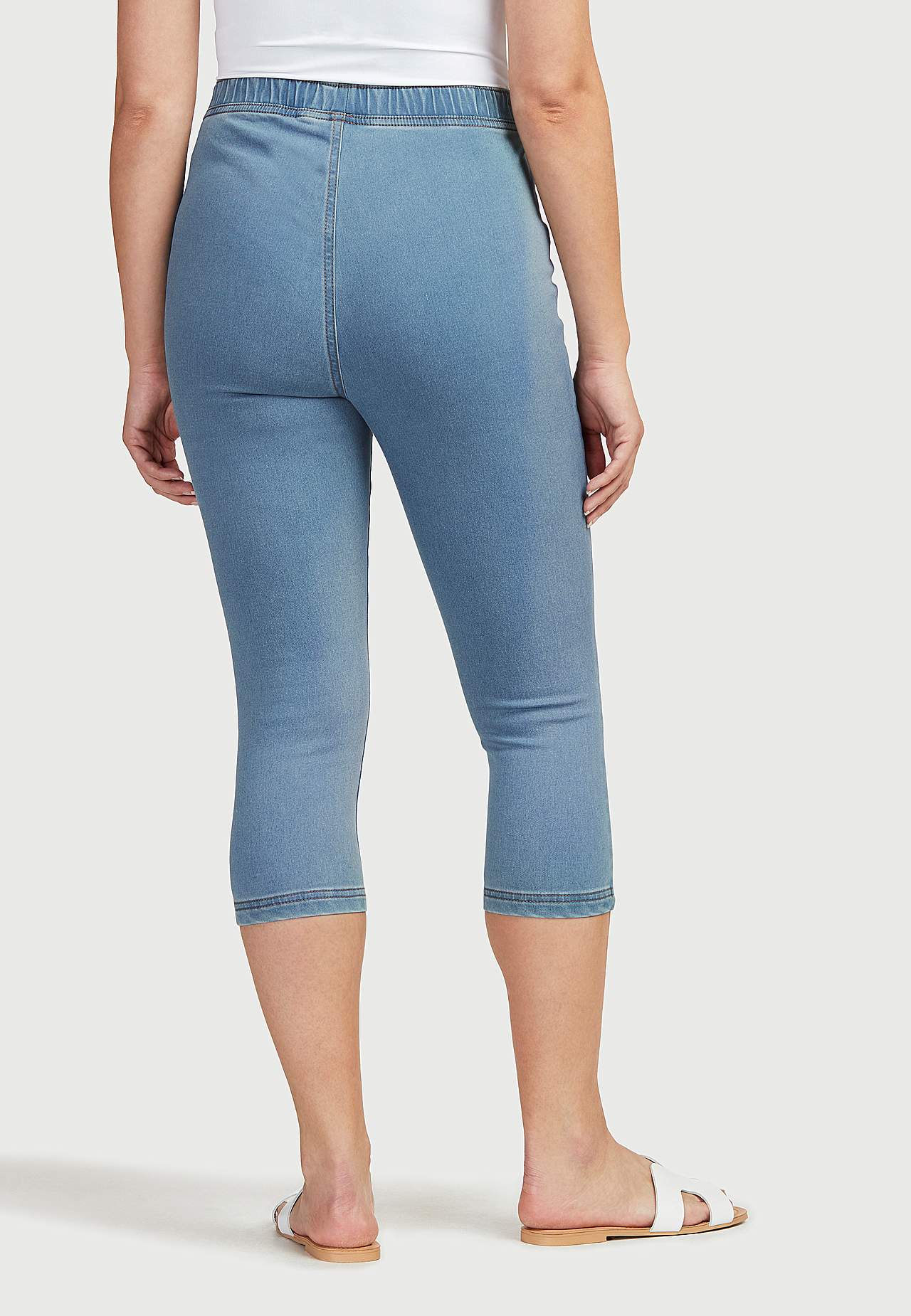 Capri leggings i denim Olga