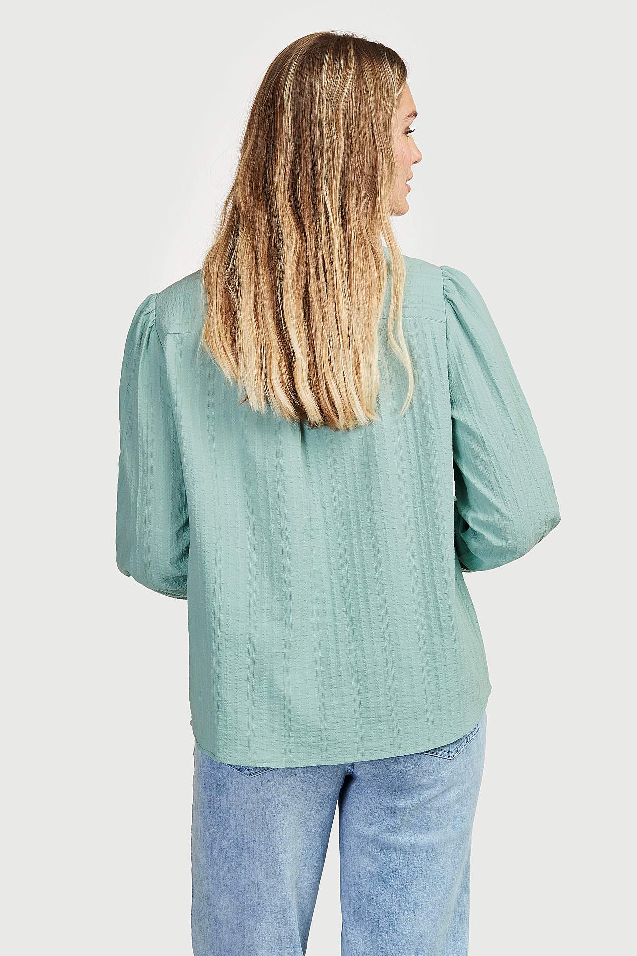 Jacquardmønstret bluse Darlene