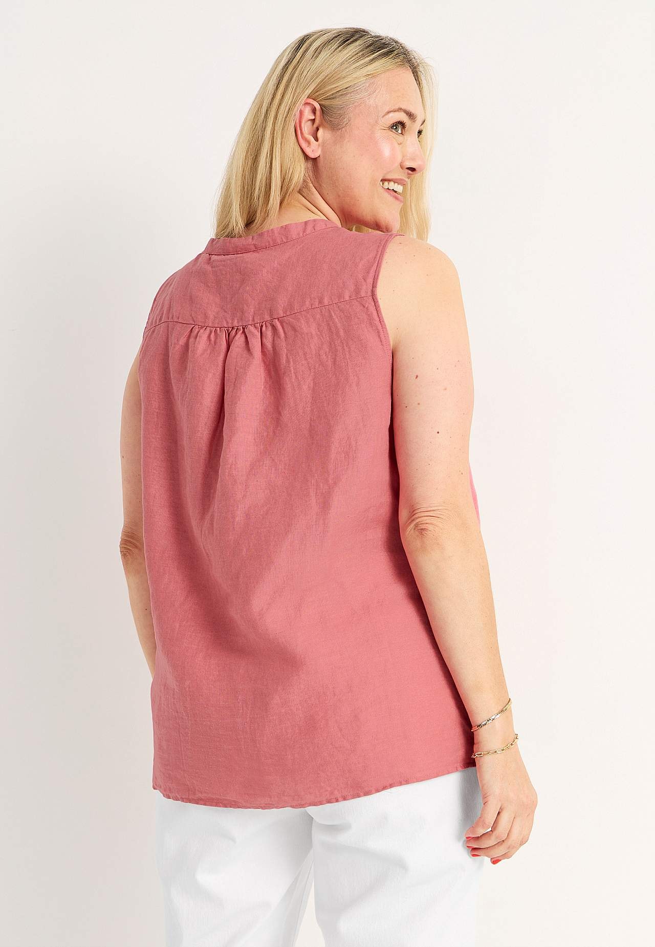 Hørbluse Premium med ærmeløst design