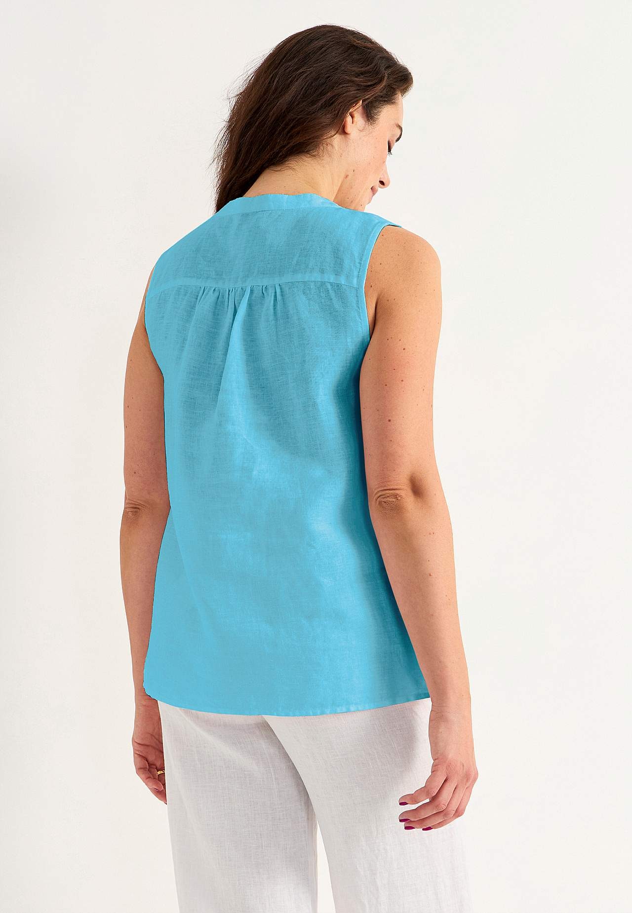 Hørbluse Premium med ærmeløst design