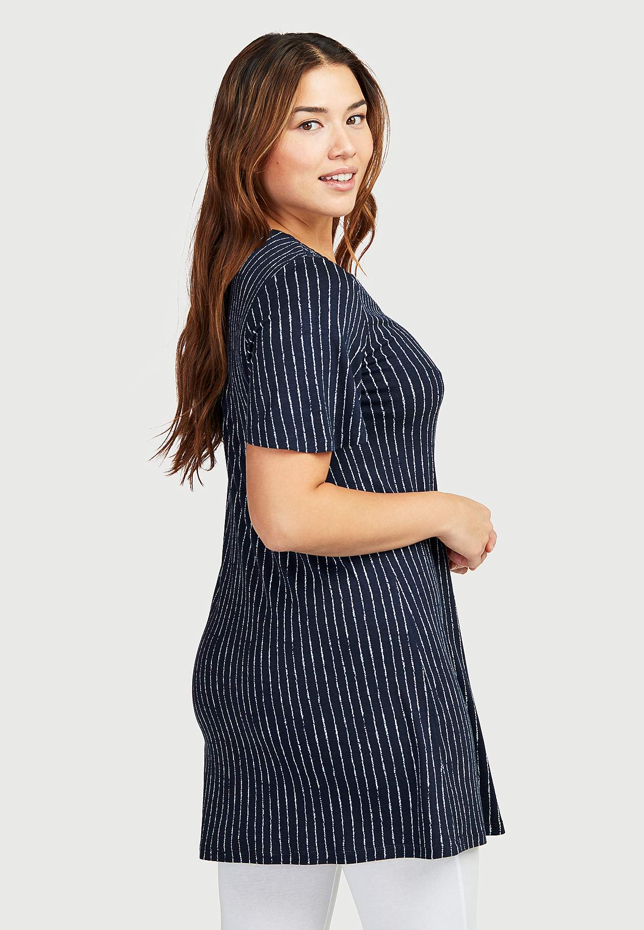 Mønstret jerseytunika Matilda