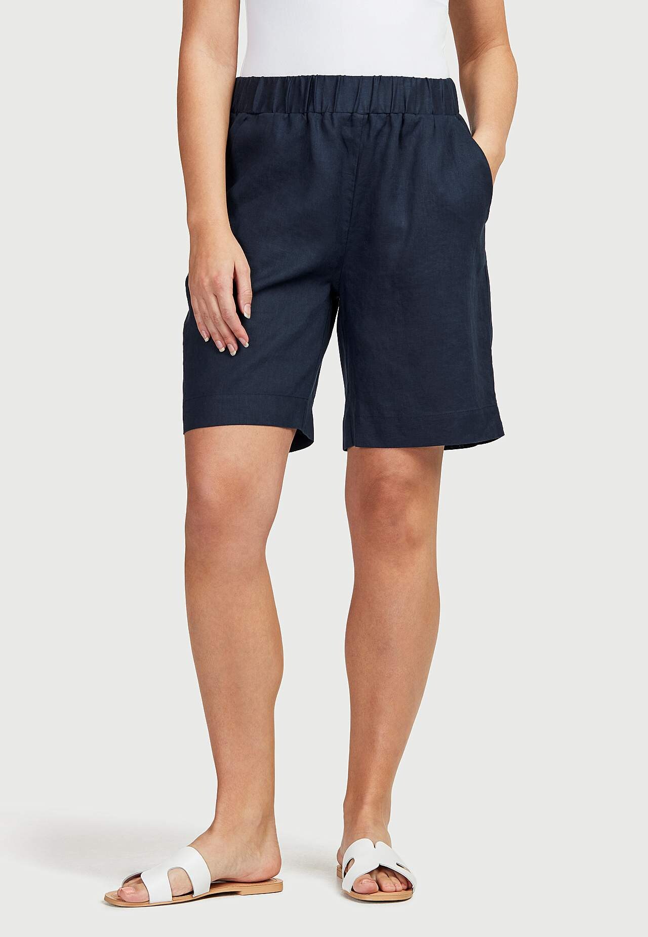 Shorts Premium i hør Lo