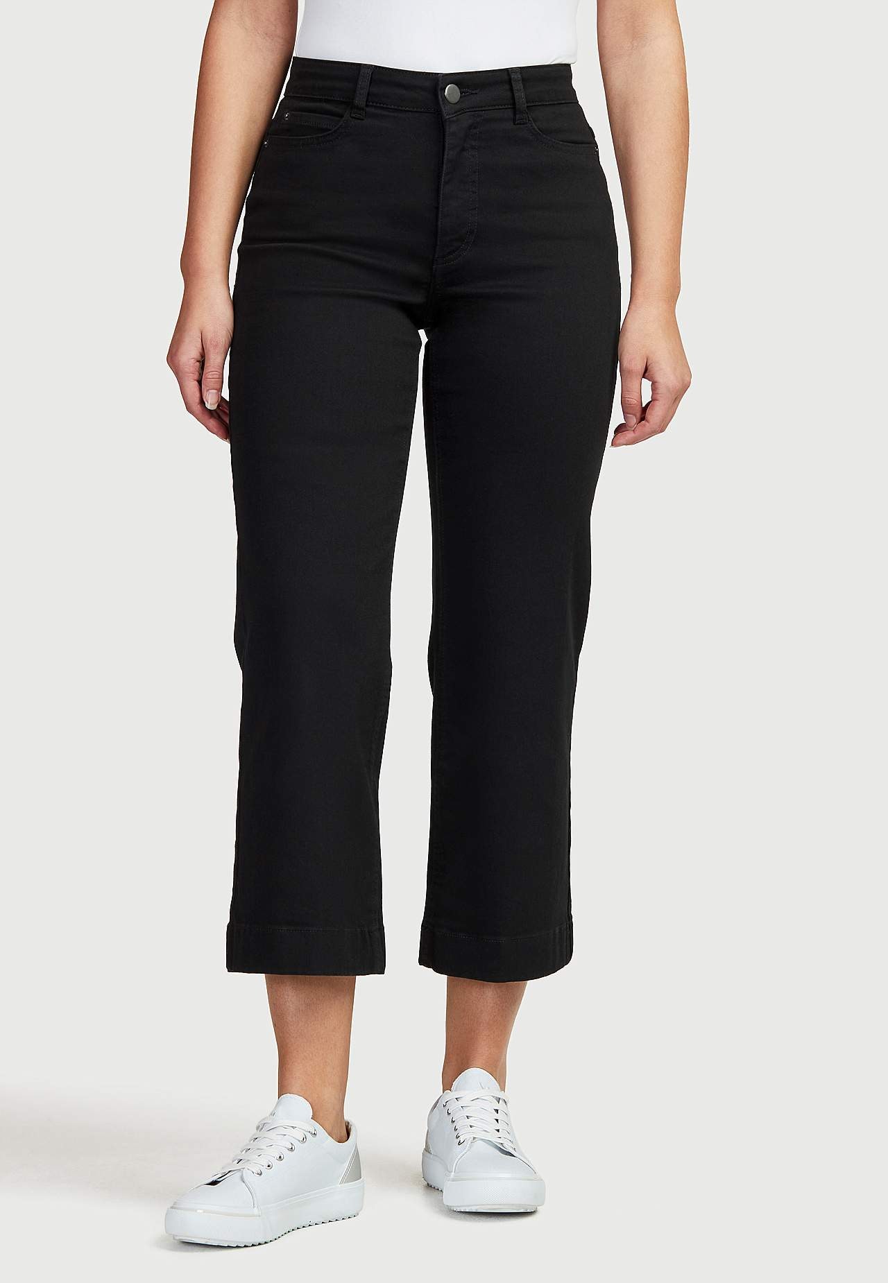 Ankellange stretchjeans