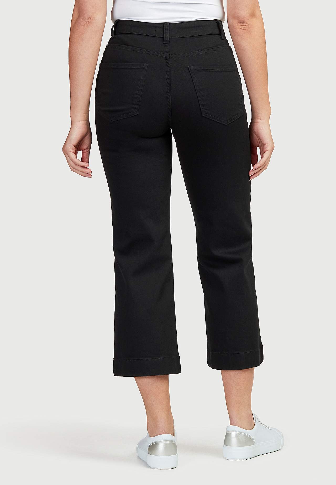 Ankellange stretchjeans