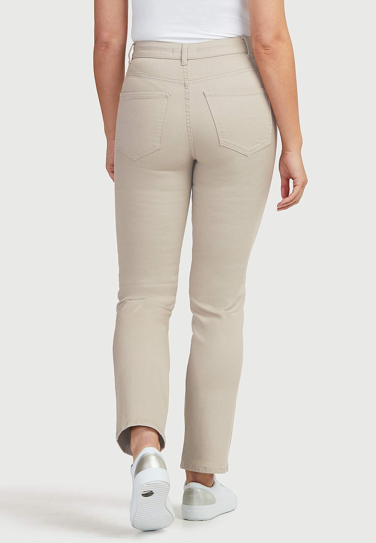 Lige jeans med design med fem lommer Linnea