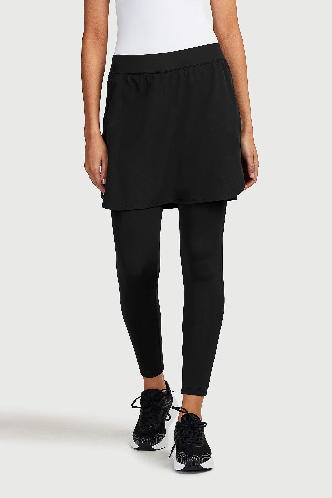 Træningstights med nederdel