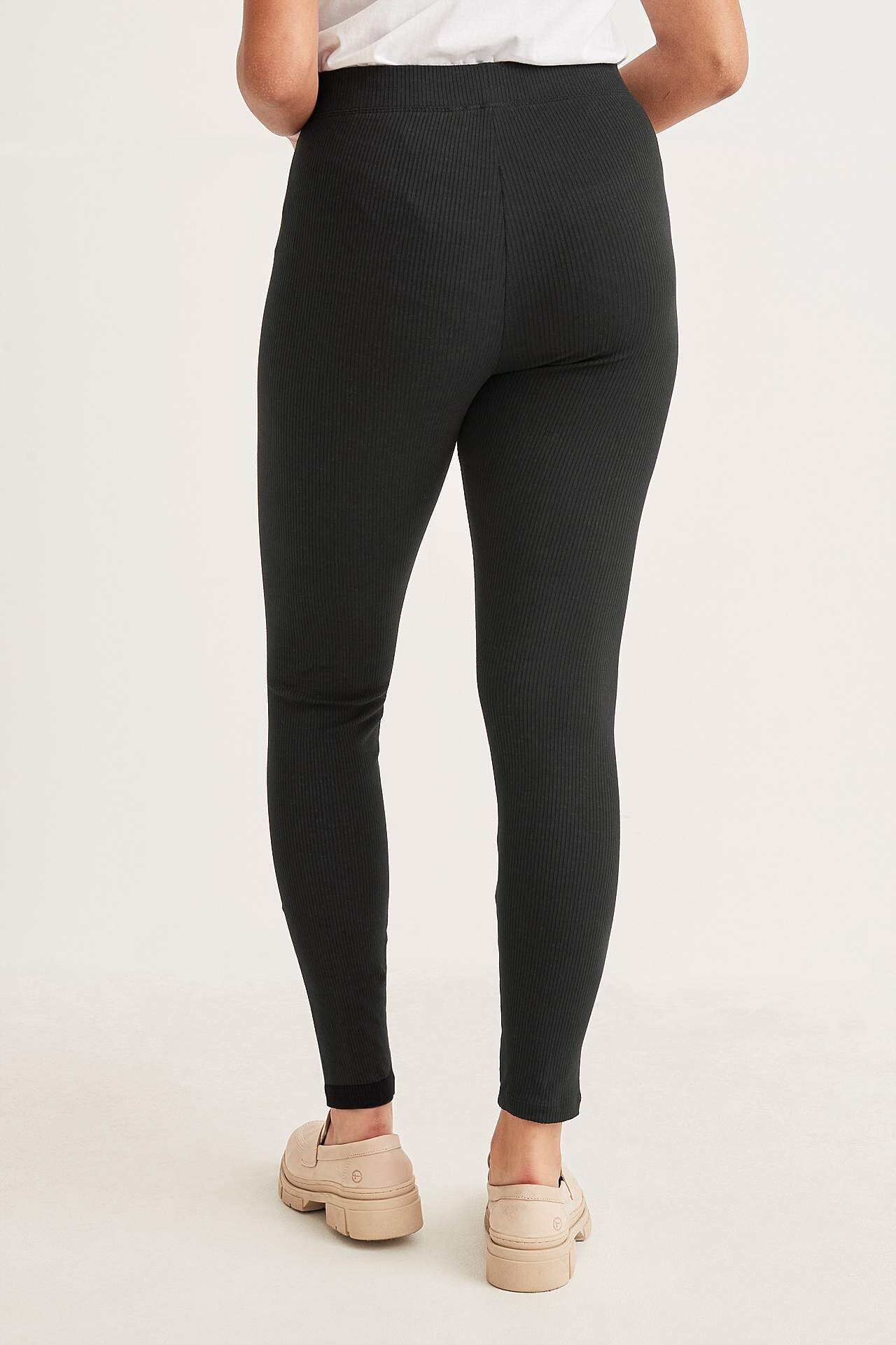 Ribbede leggings