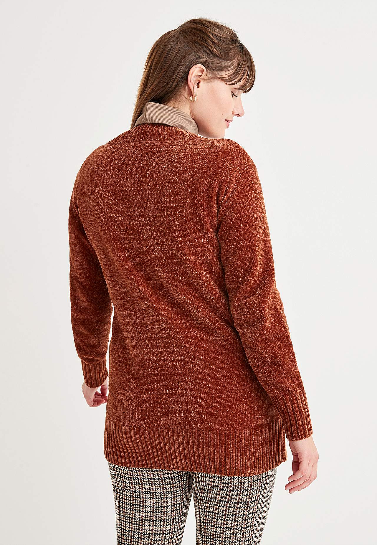 Cardigan i chenille Camilla
