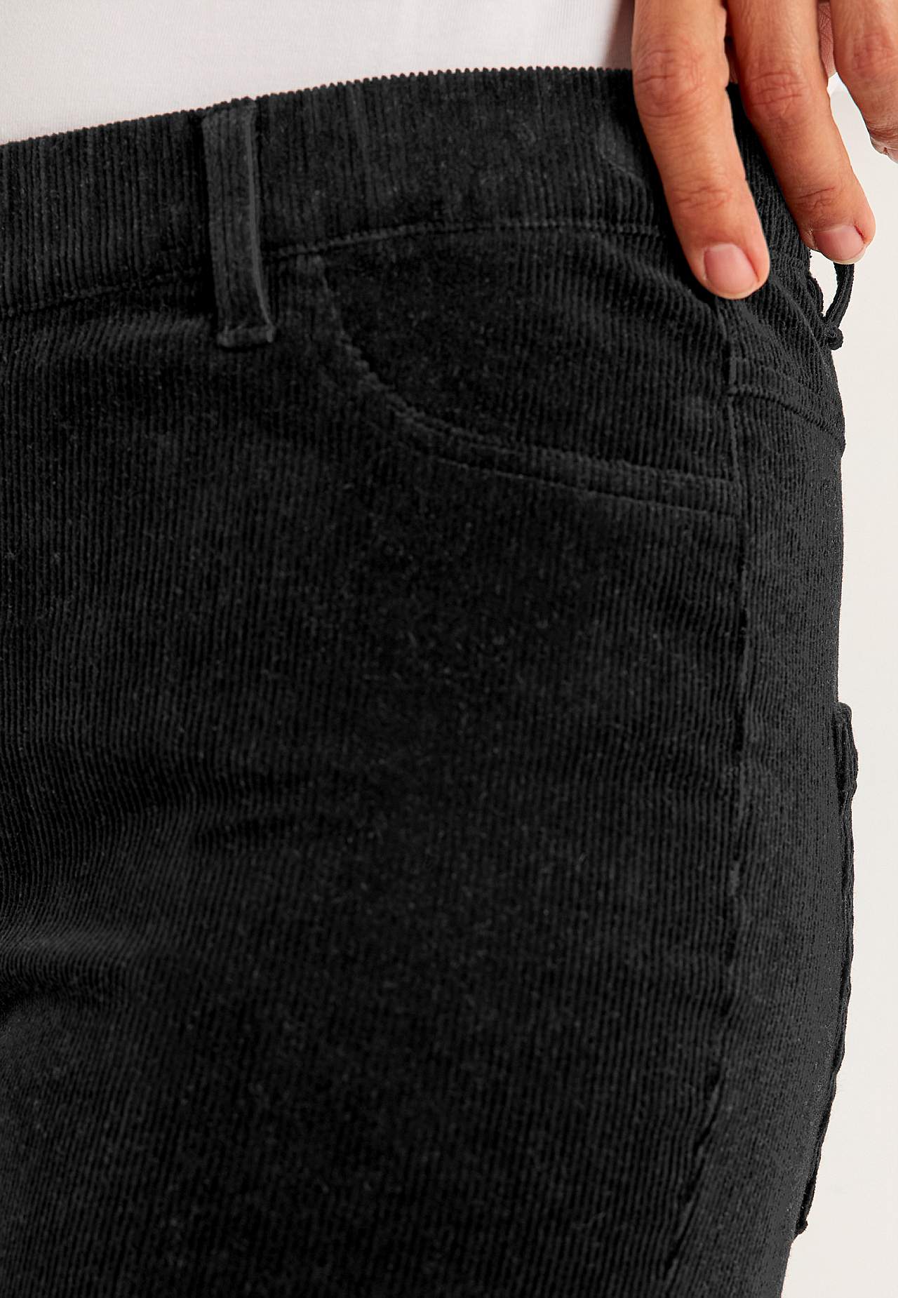 Treggings i kraftig fløjl