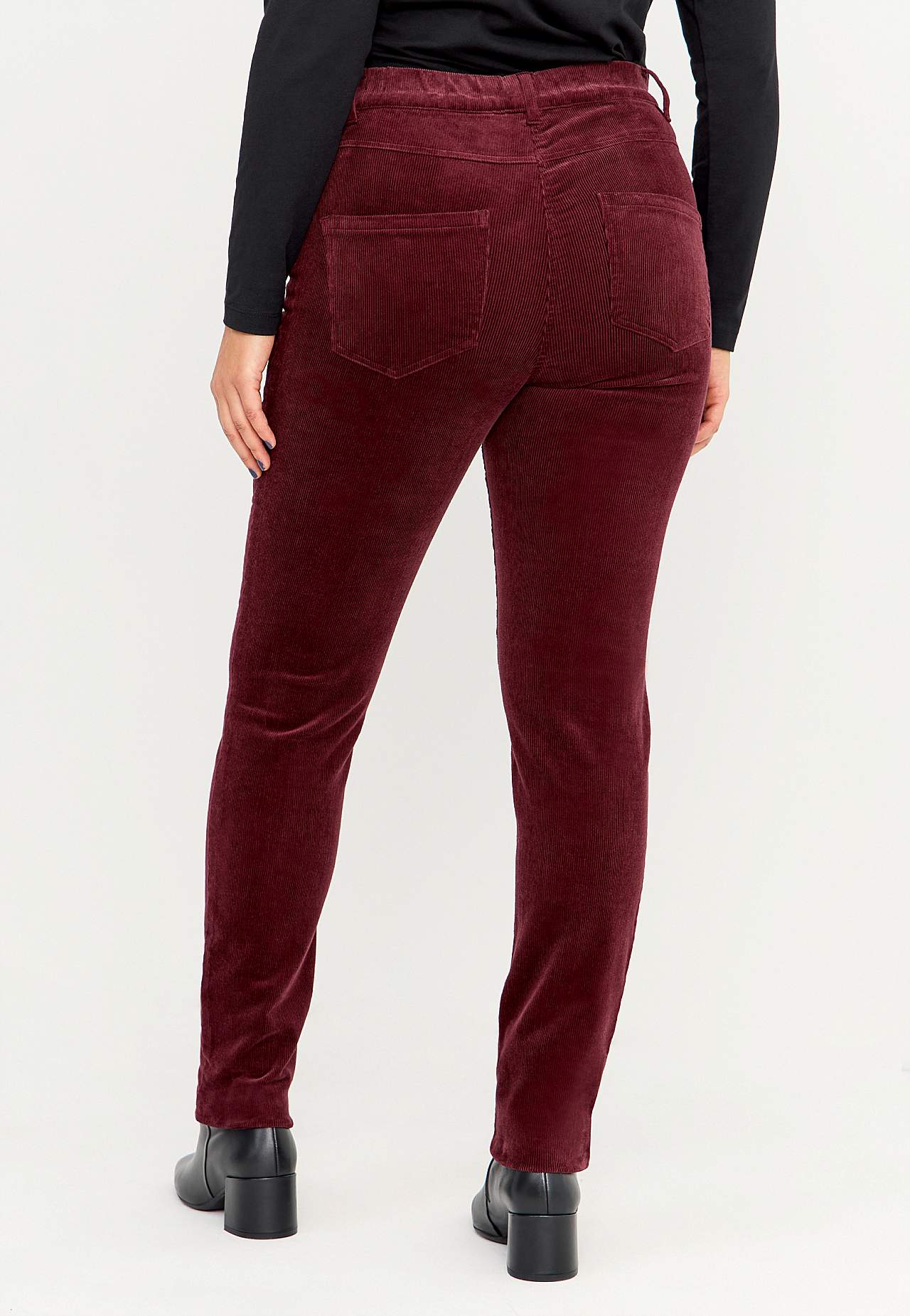 Treggings i kraftig fløjl