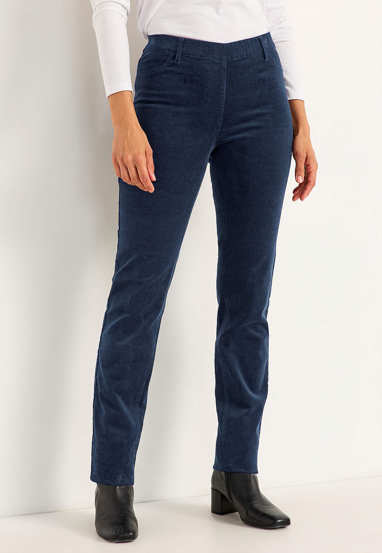 Treggings i kraftig fløjl