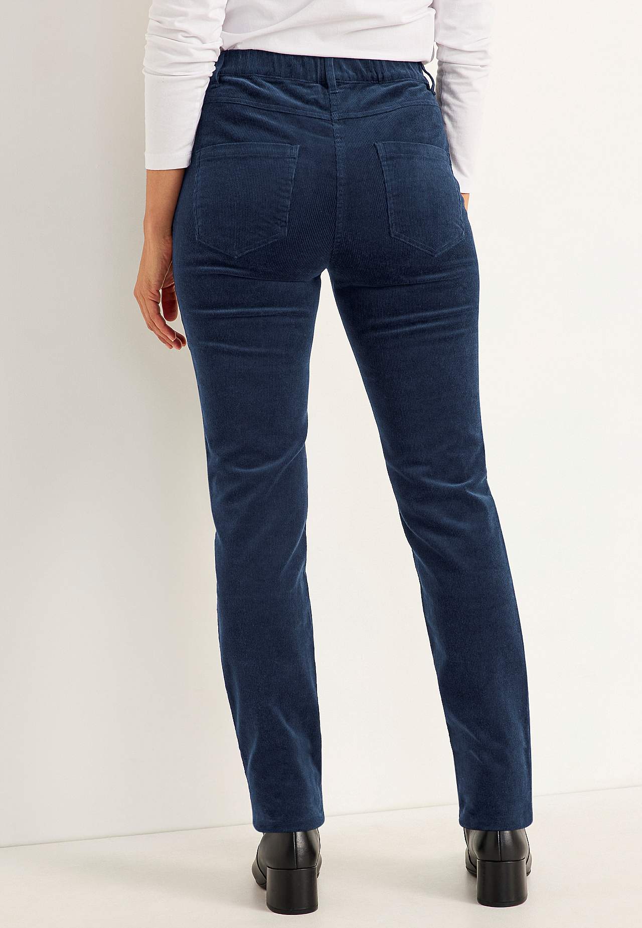 Treggings i kraftig fløjl