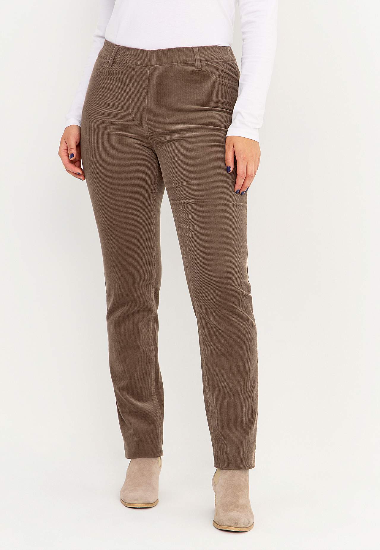 Treggings i kraftig fløjl