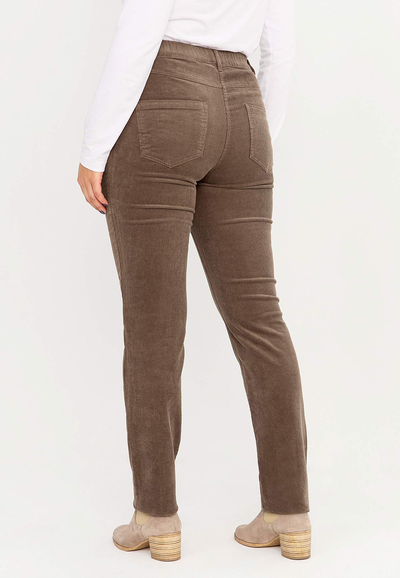 Treggings i kraftig fløjl