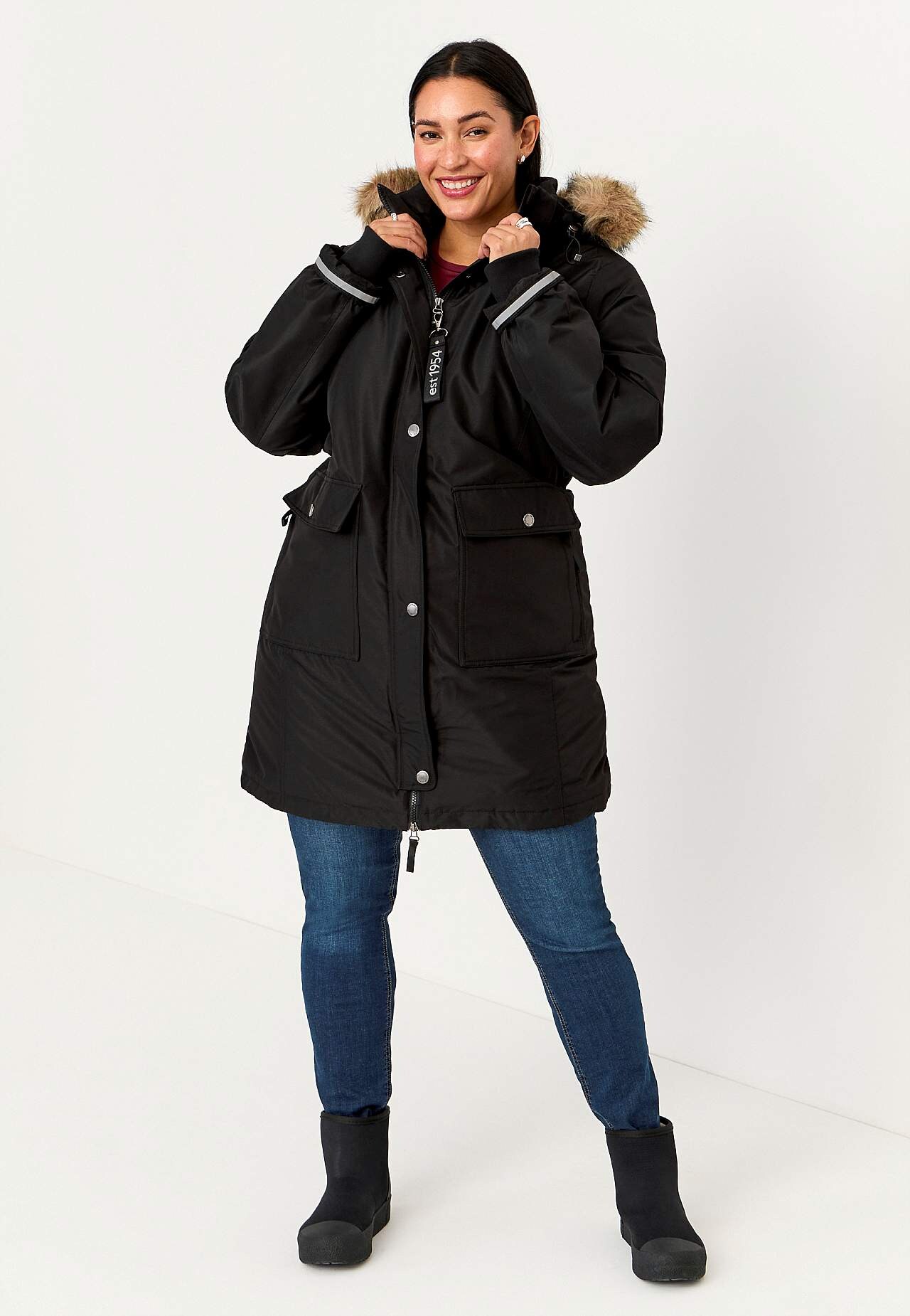 Varmt foret parka Ice