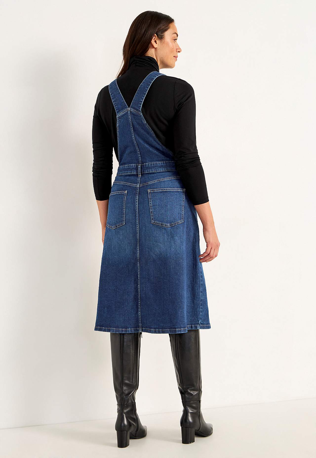Smækkjole i denim