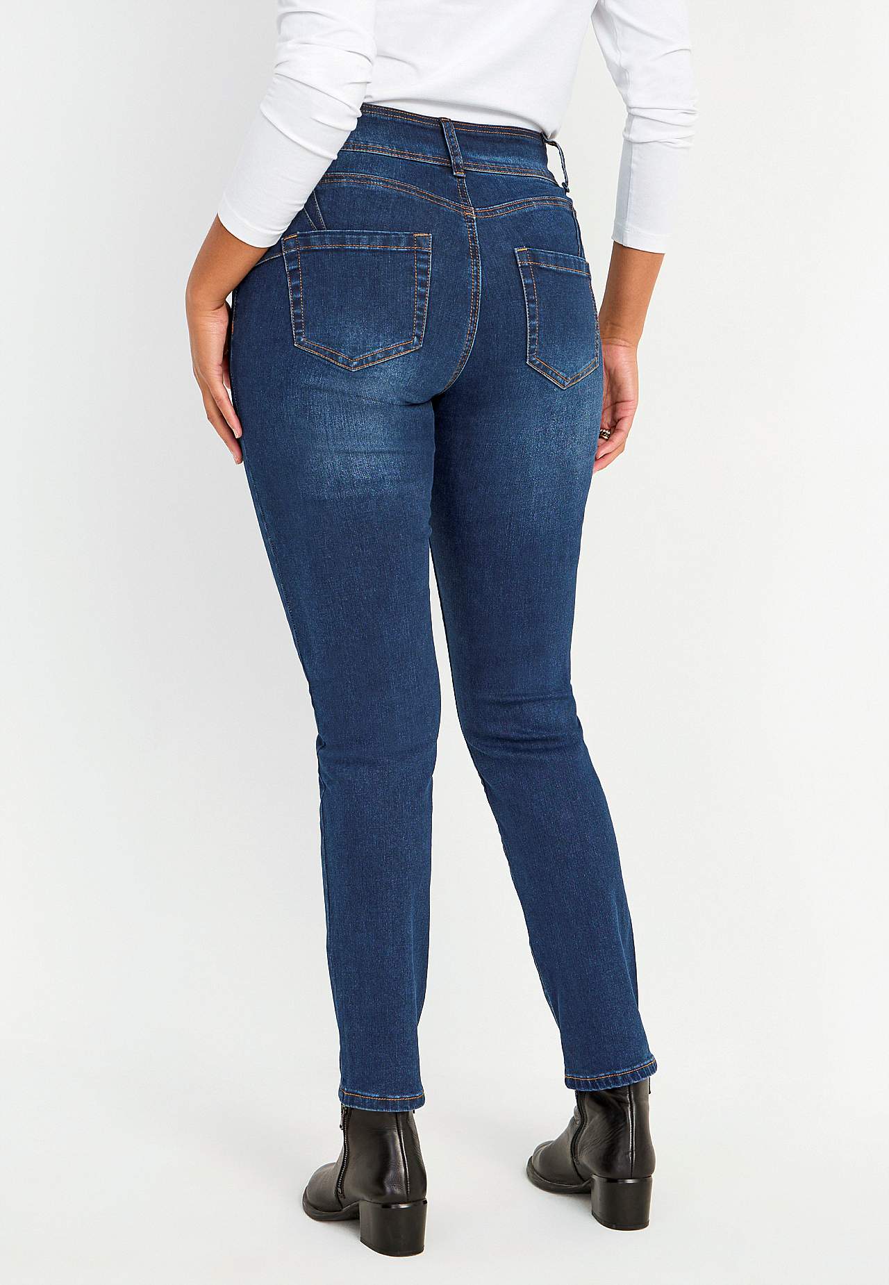 Shaping-jeans med stræk