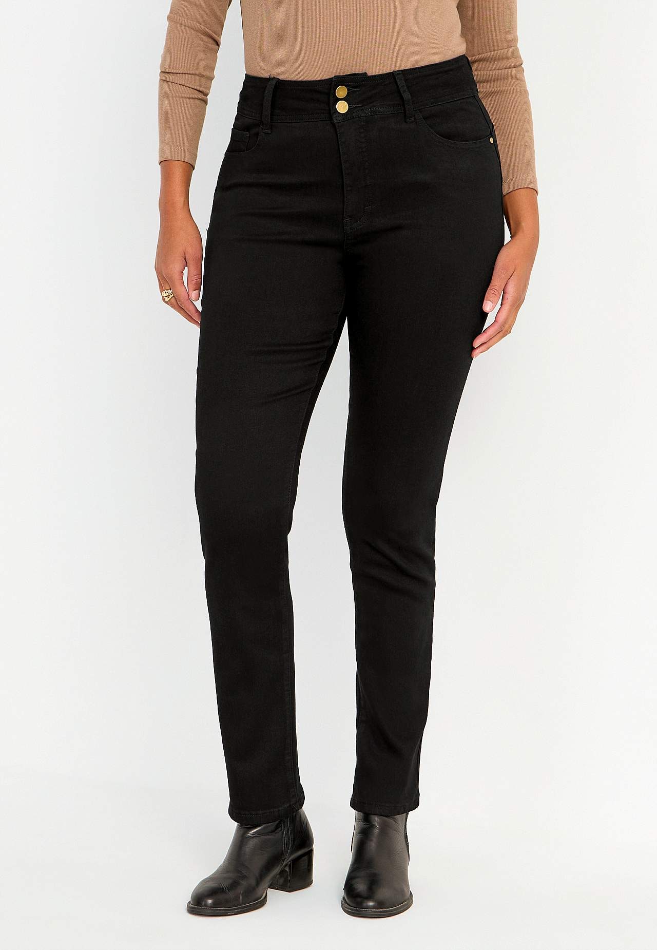 Shaping-jeans med stræk