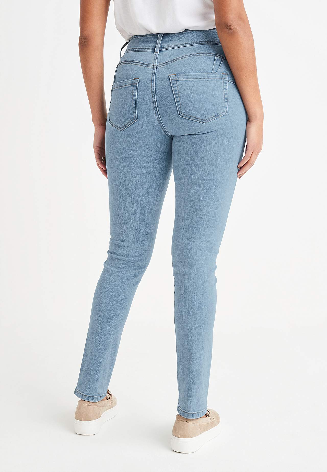 Shaping-jeans med stræk