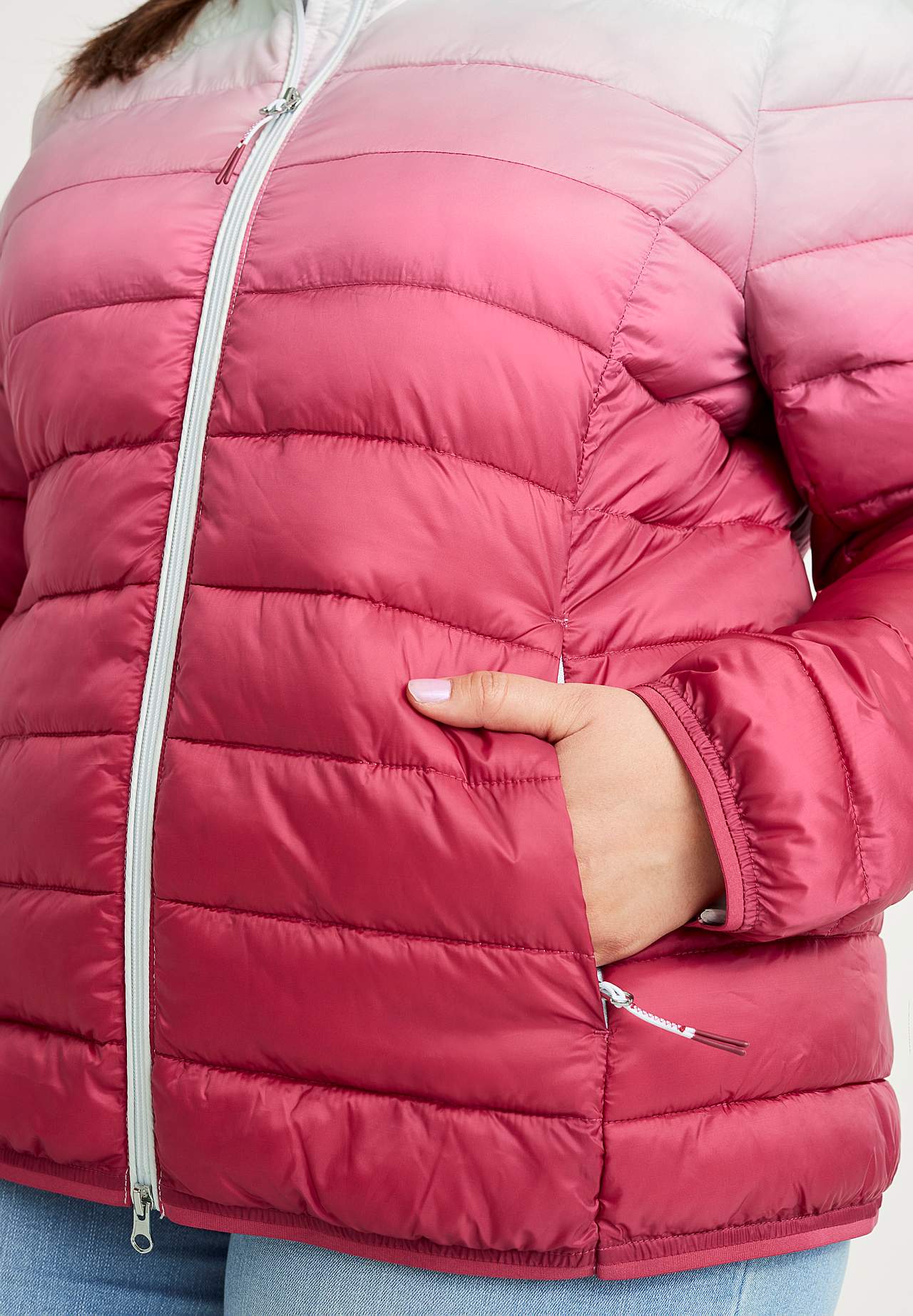 Dip-dyed letvægtsjakke