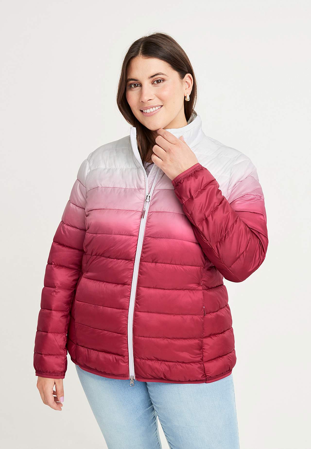 Dip-dyed letvægtsjakke