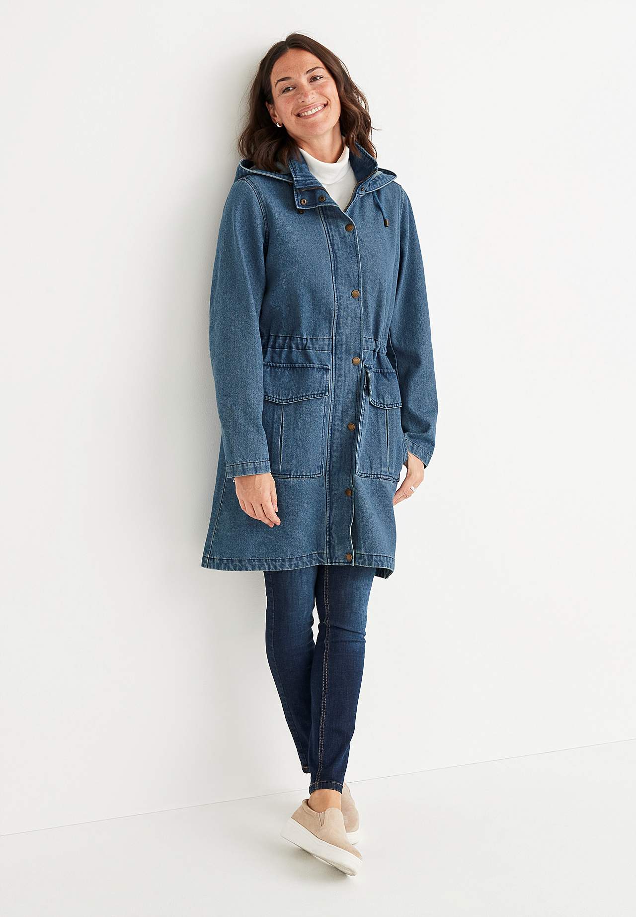 Parka i denim