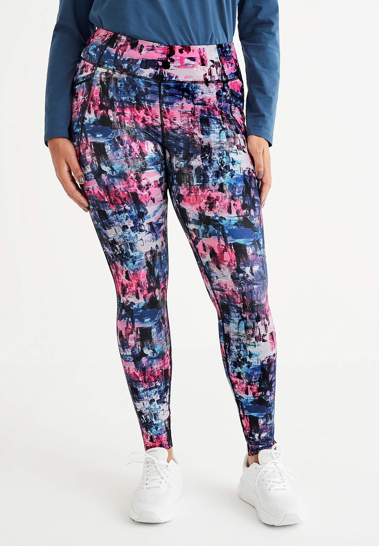 Mønstrede træningsbukser