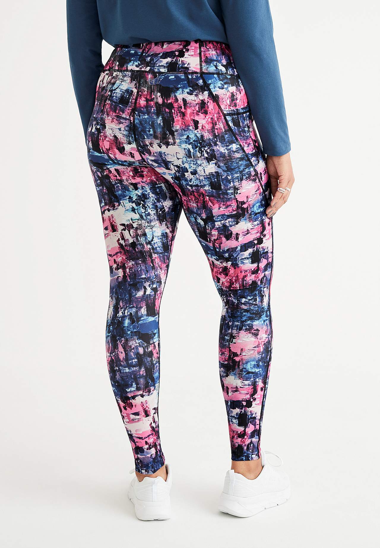 Mønstrede træningsbukser