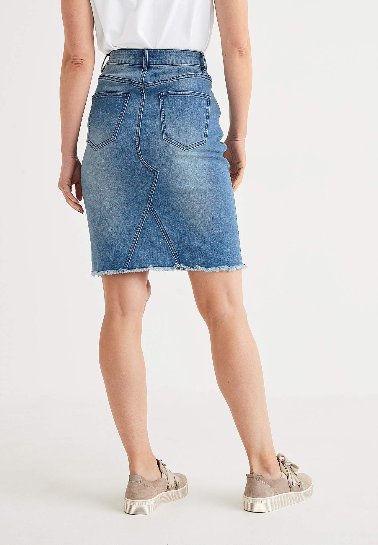 Cowboynederdel med broderier