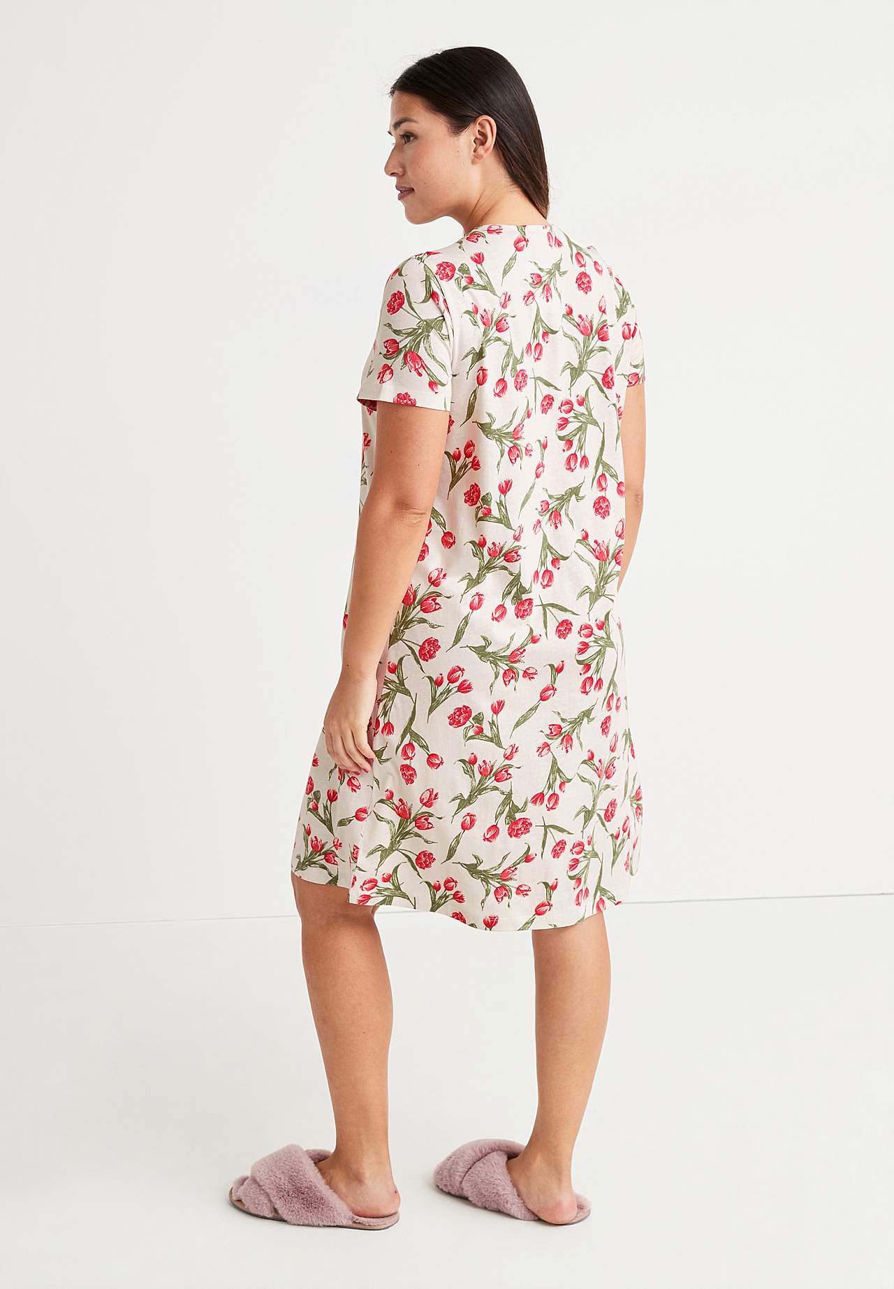Blomstret natkjole Hulda