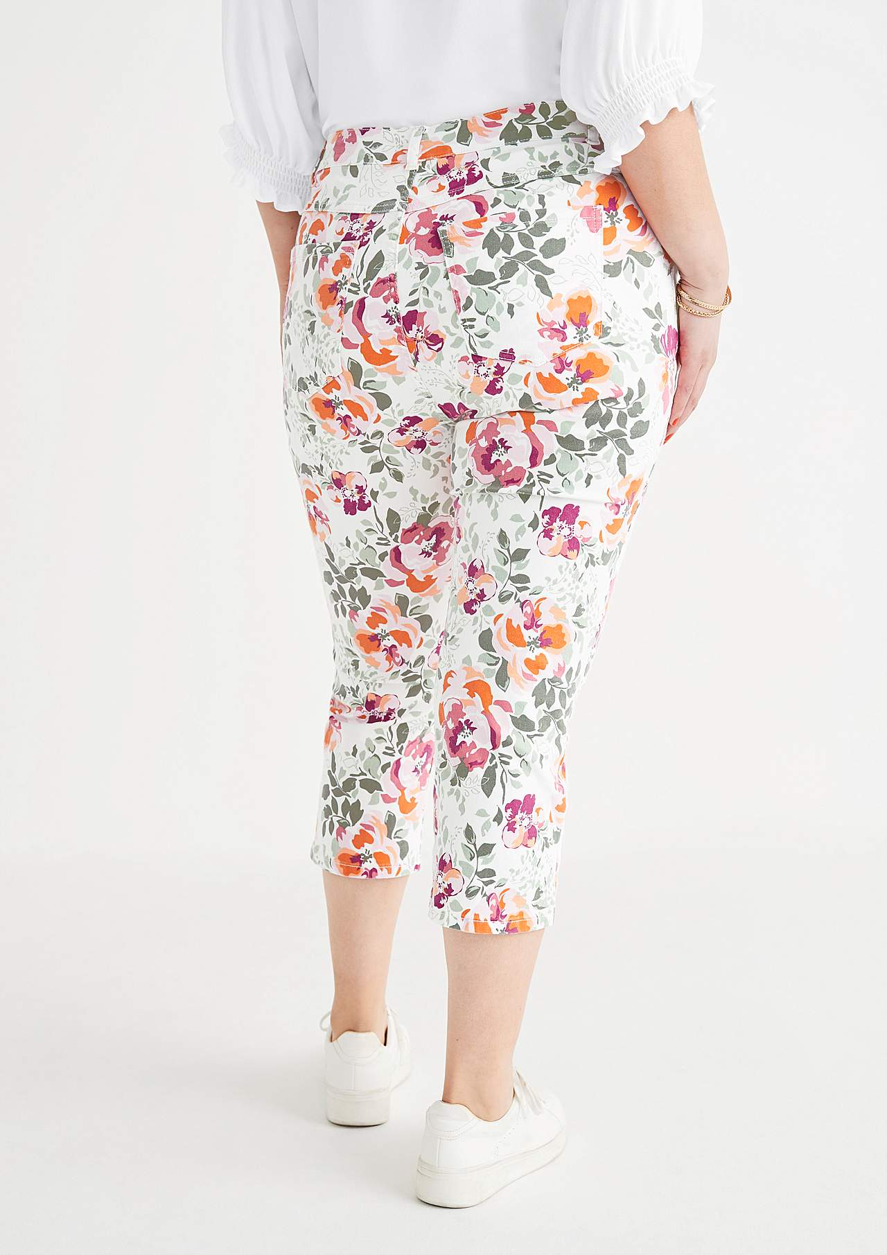 Capribukser med et blomstermønster