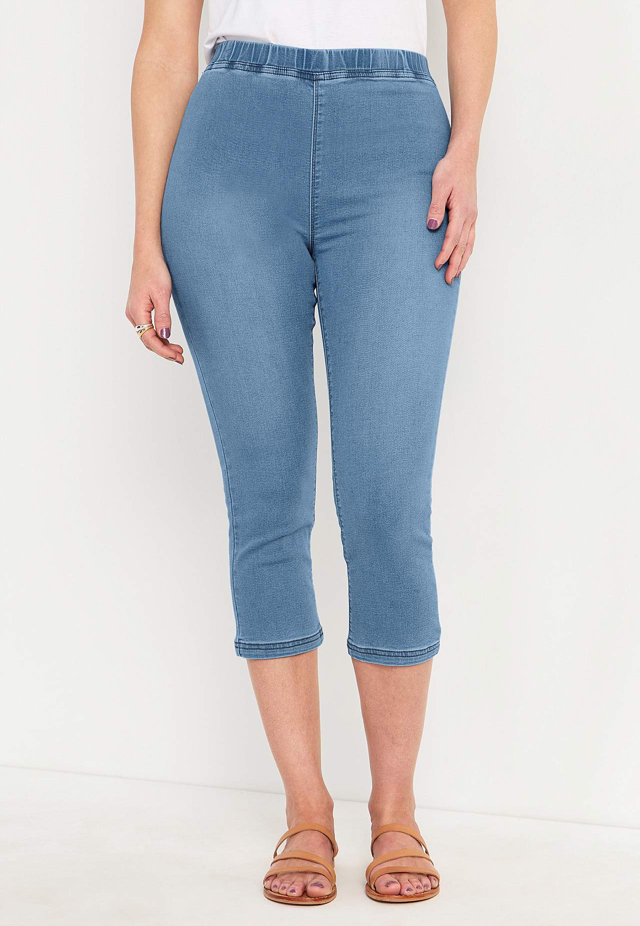 Capri leggings i denim Olga