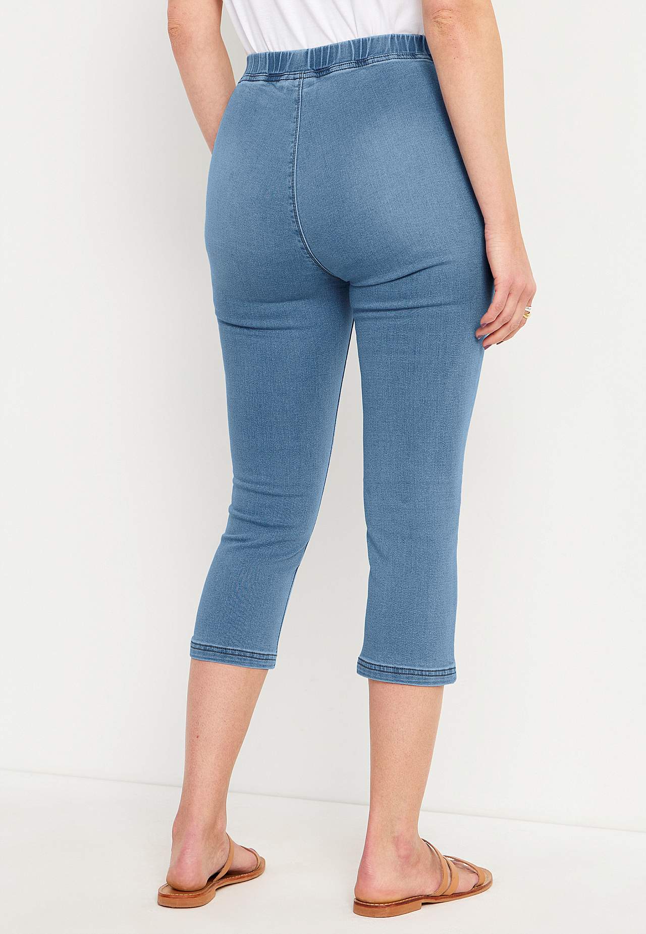 Capri leggings i denim Olga