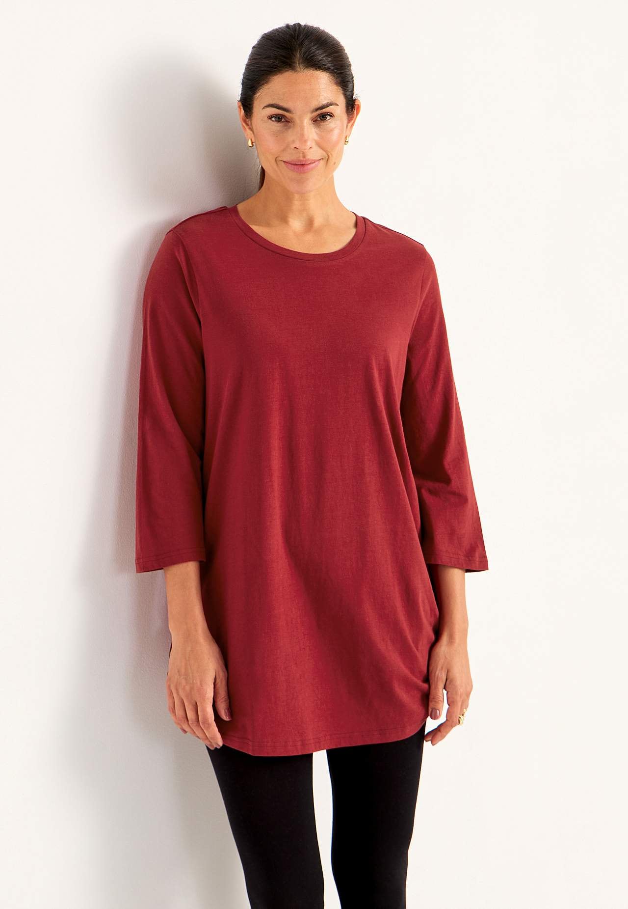 Jerseytunika med 3/4 ærme Alexia 2-pack