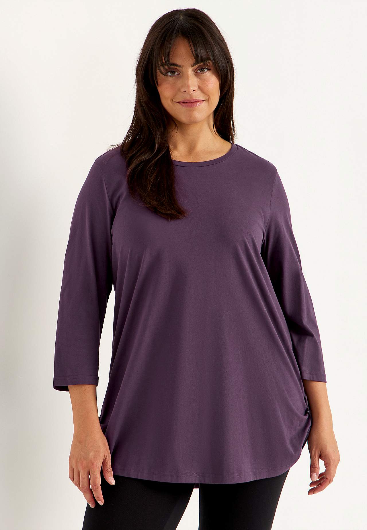 Jerseytunika med 3/4 ærme Alexia 2-pack