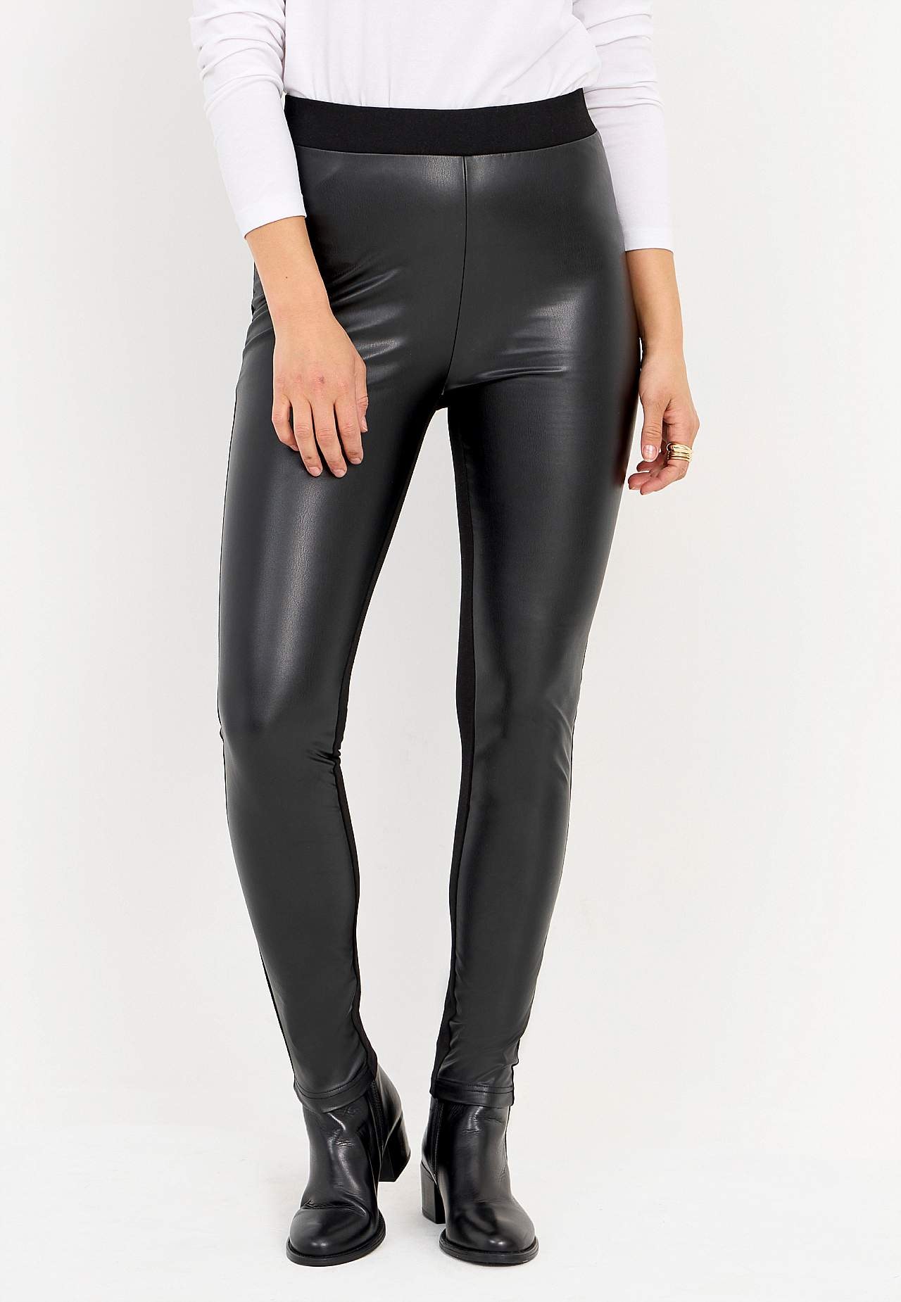 Leggings med belagt frontsektion