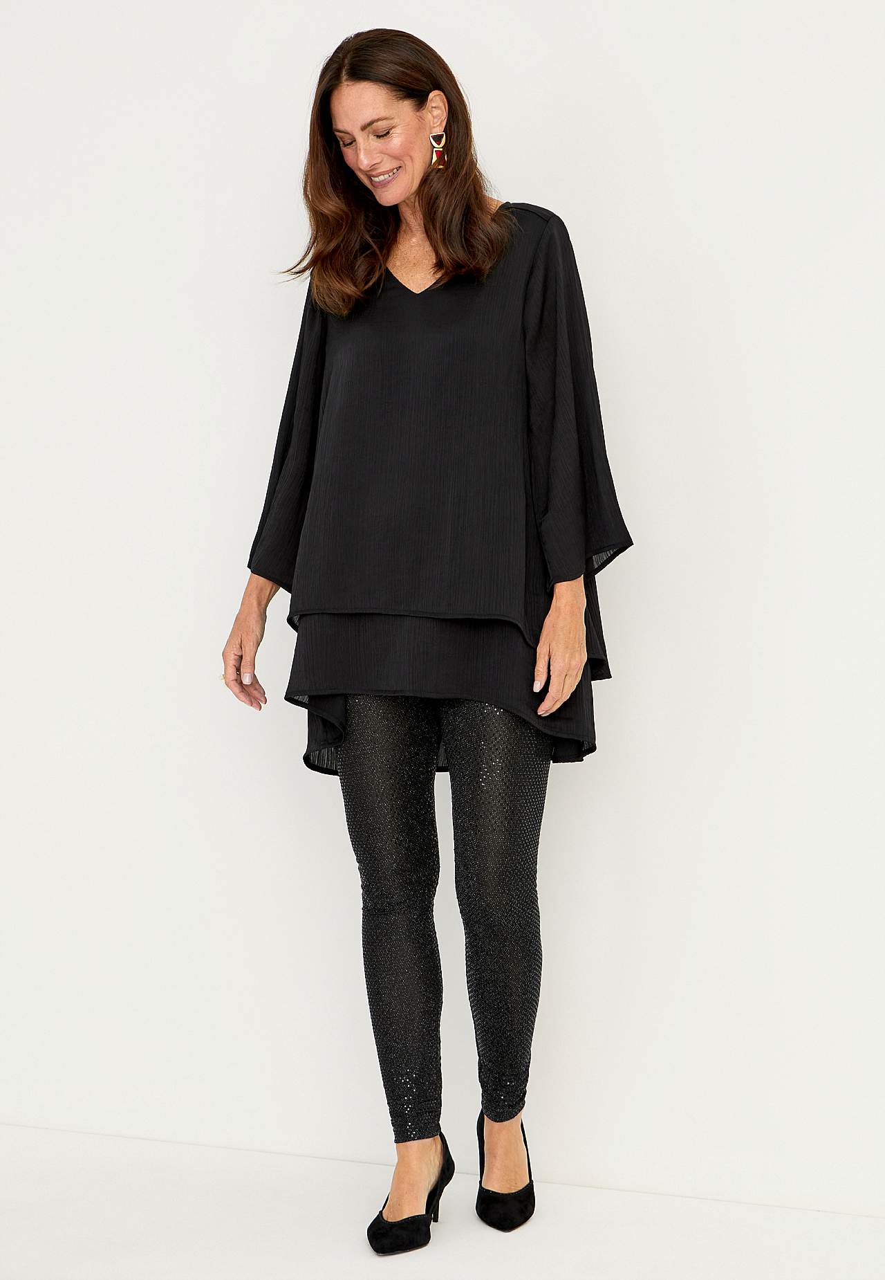 Leggings med pailleter