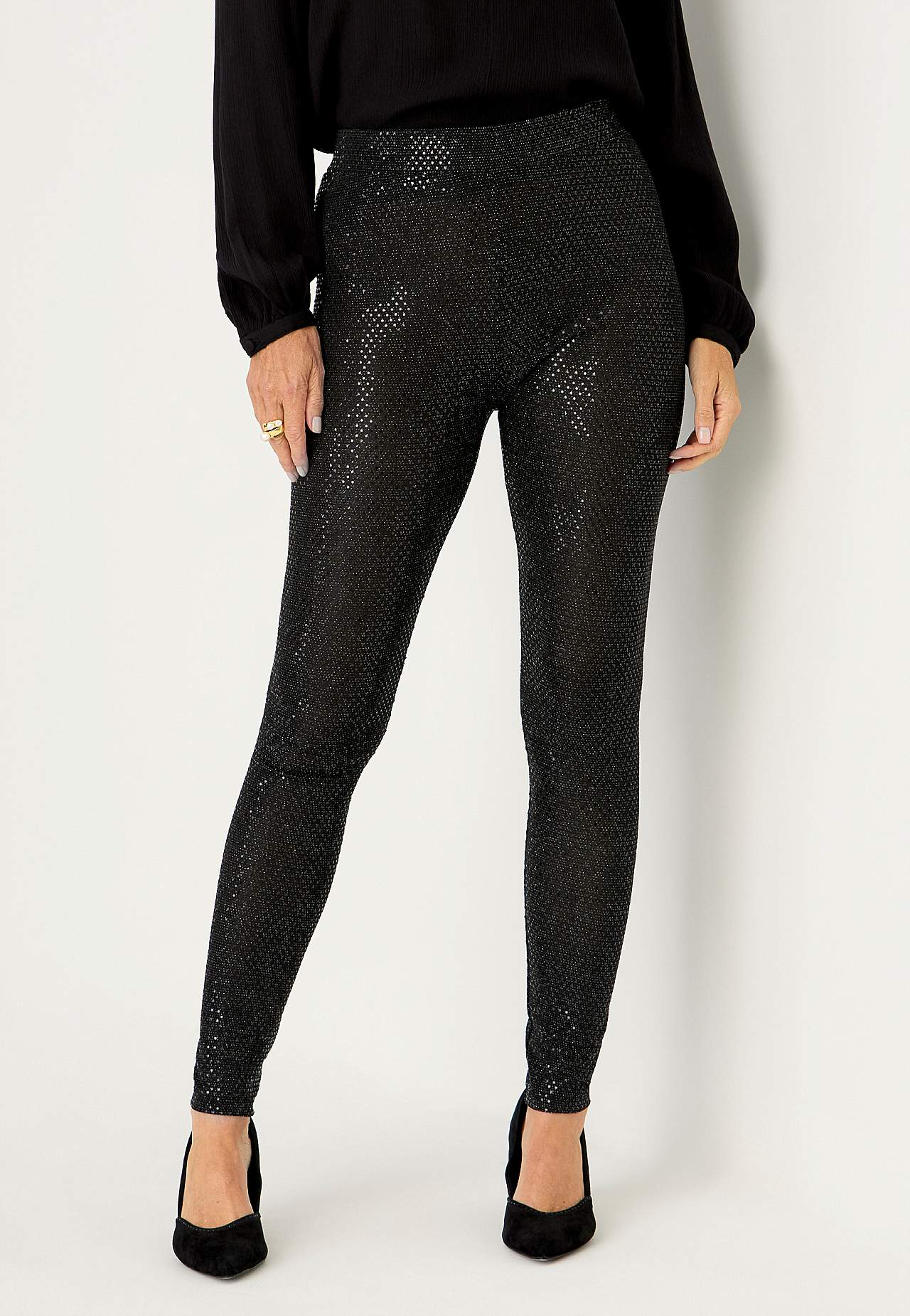 Leggings med pailleter