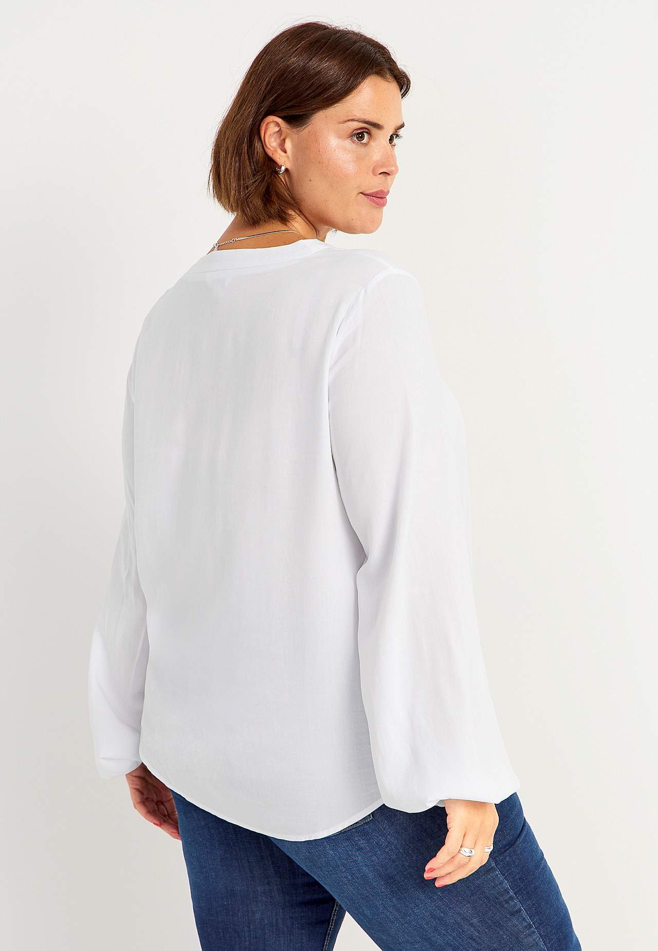 Langærmet bluse