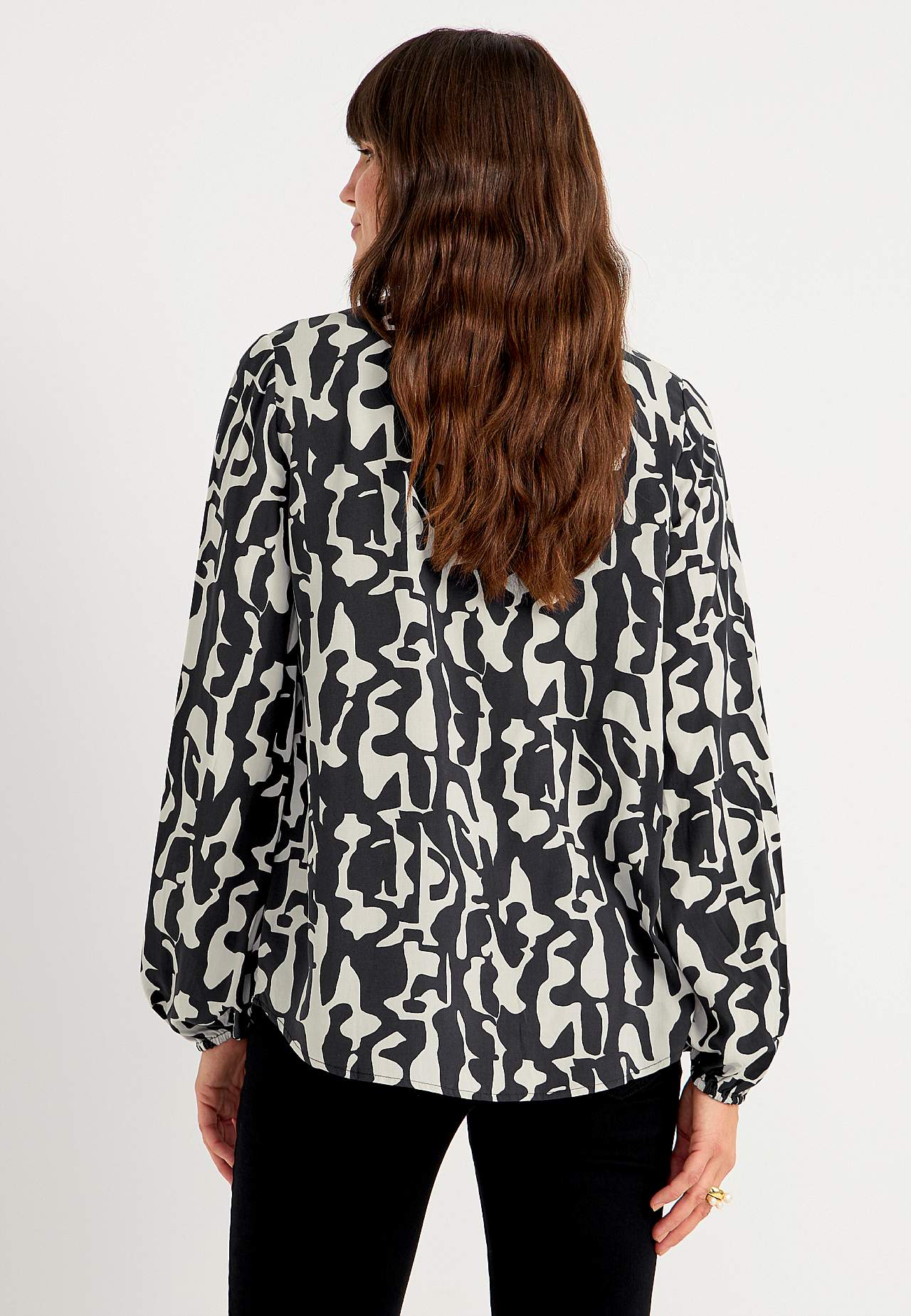 Langærmet bluse