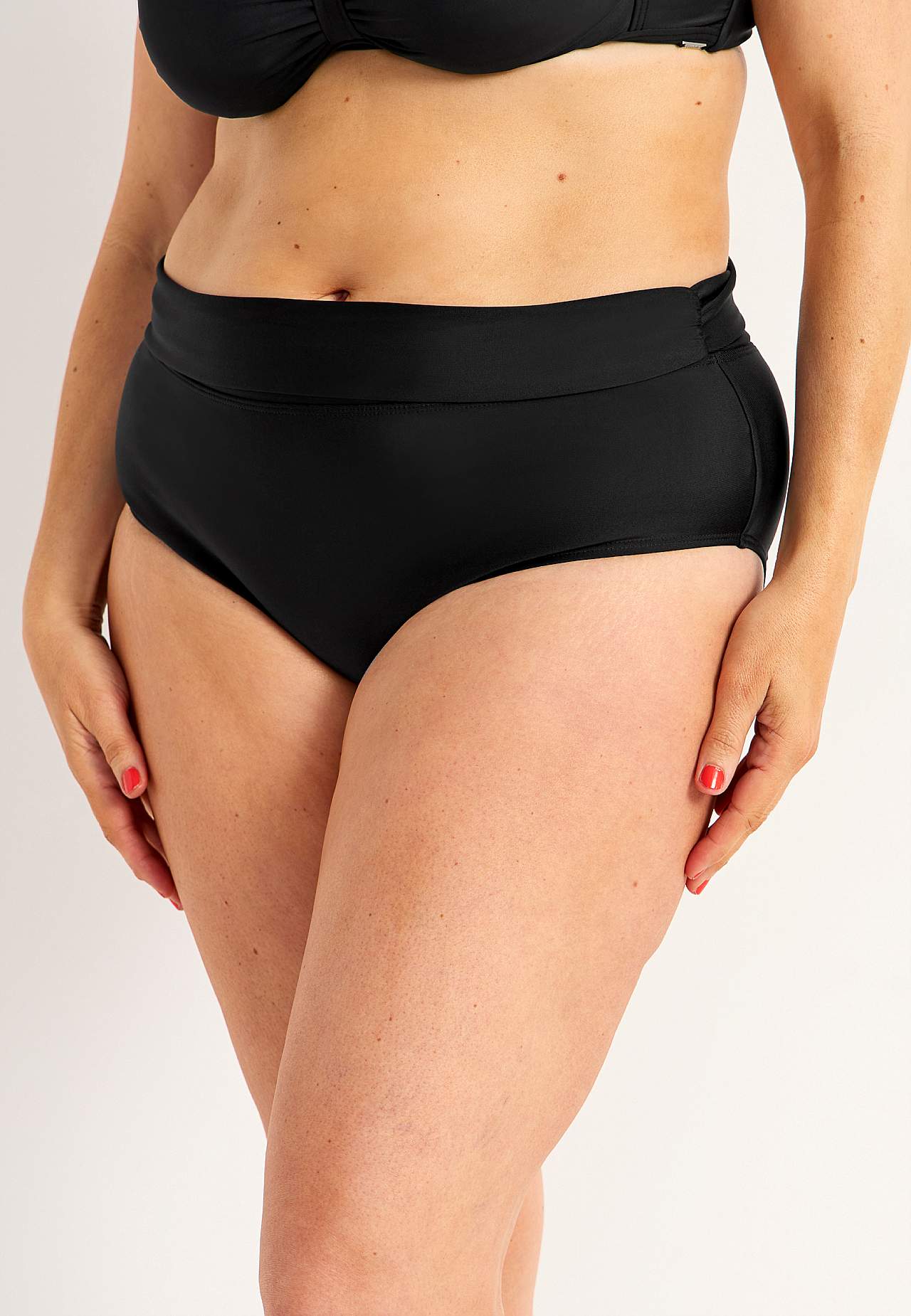 Bikinitrusse med foldbar kant ved taljen Amalfi