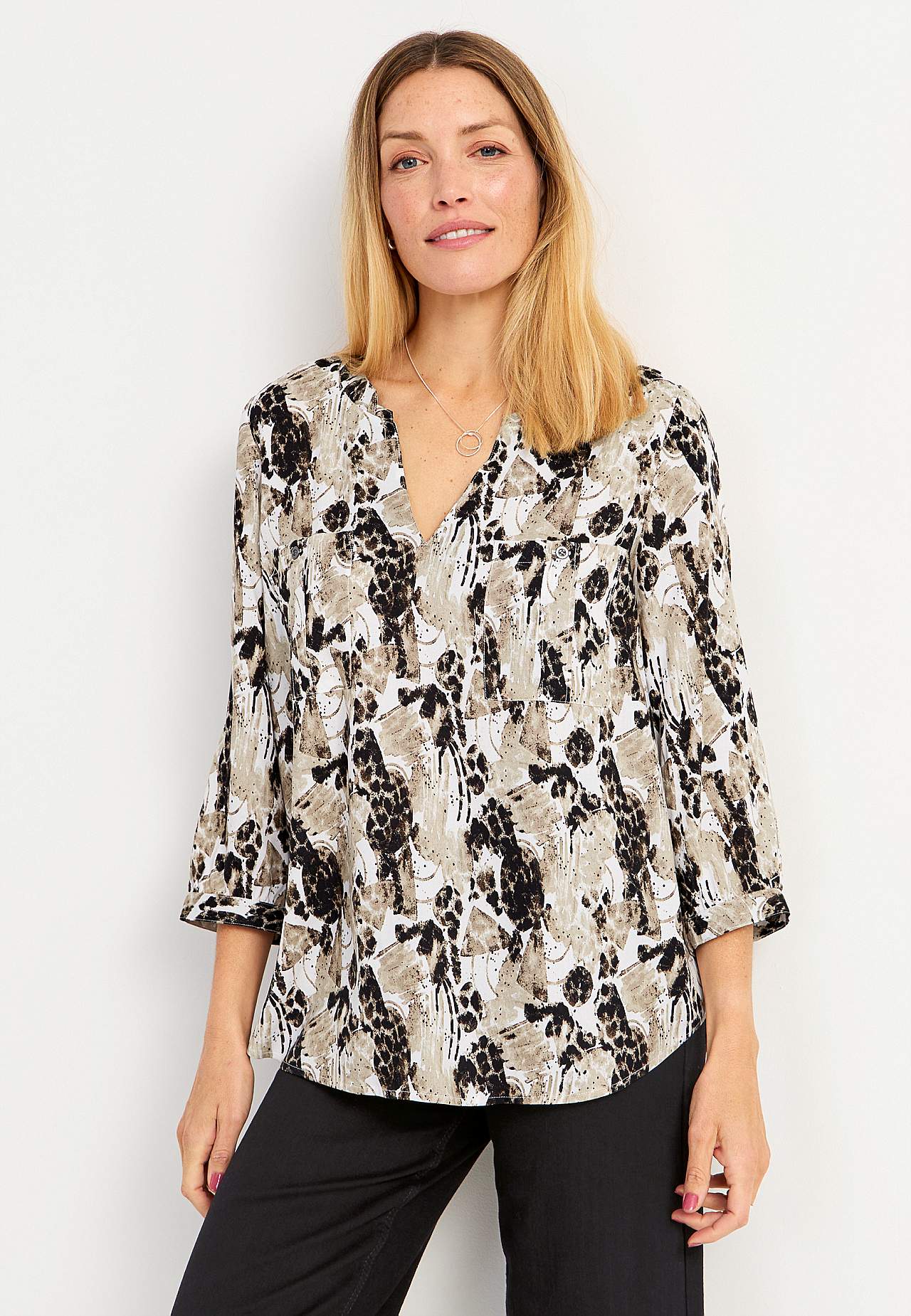 Bluse med lommer Marlene