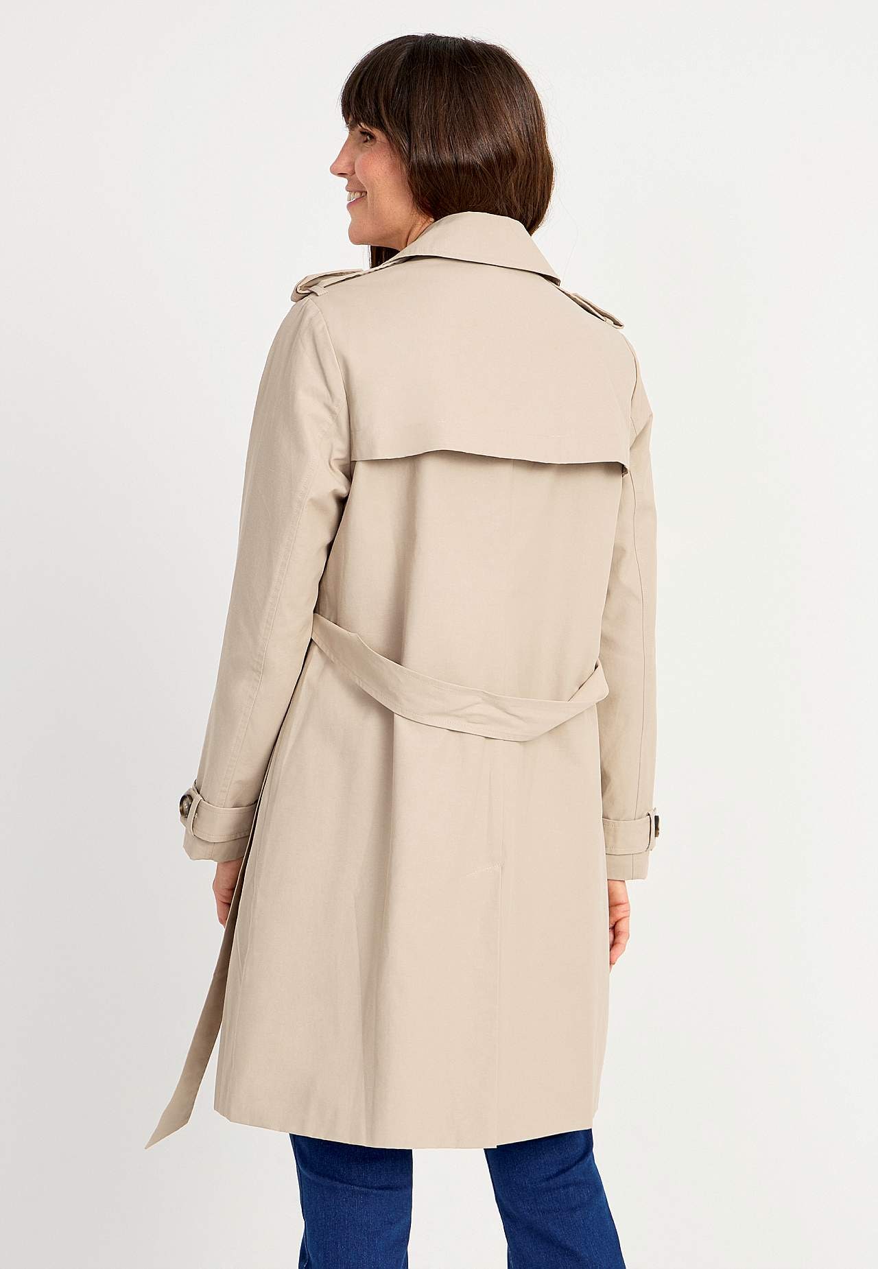 Dobbeltbrystet trenchcoat Tracy