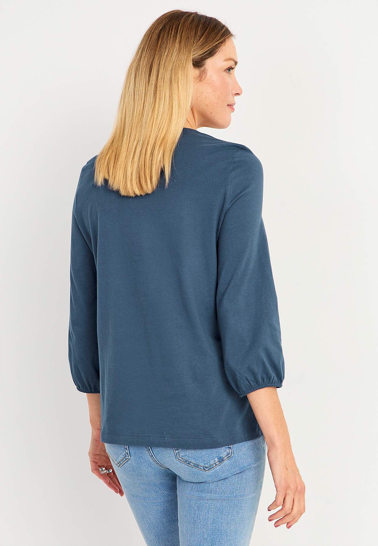 Jerseytop med blonde Grace