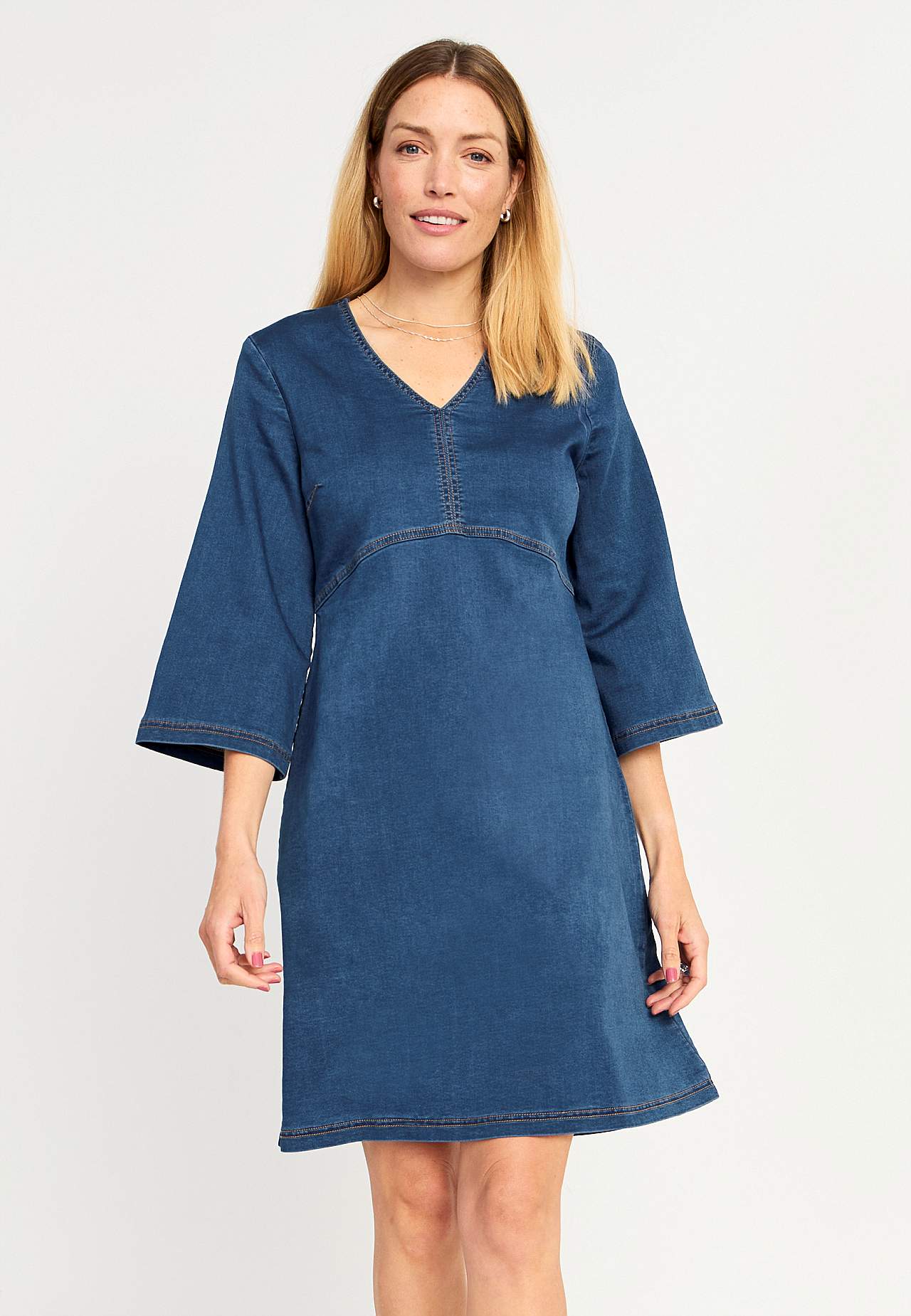 Kjole i denimjersey Olga