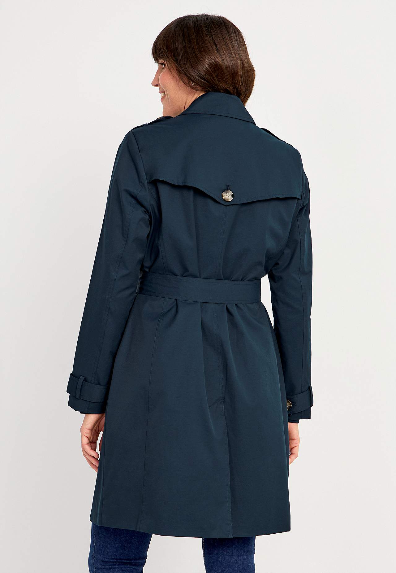 Enkeltradet trenchcoat