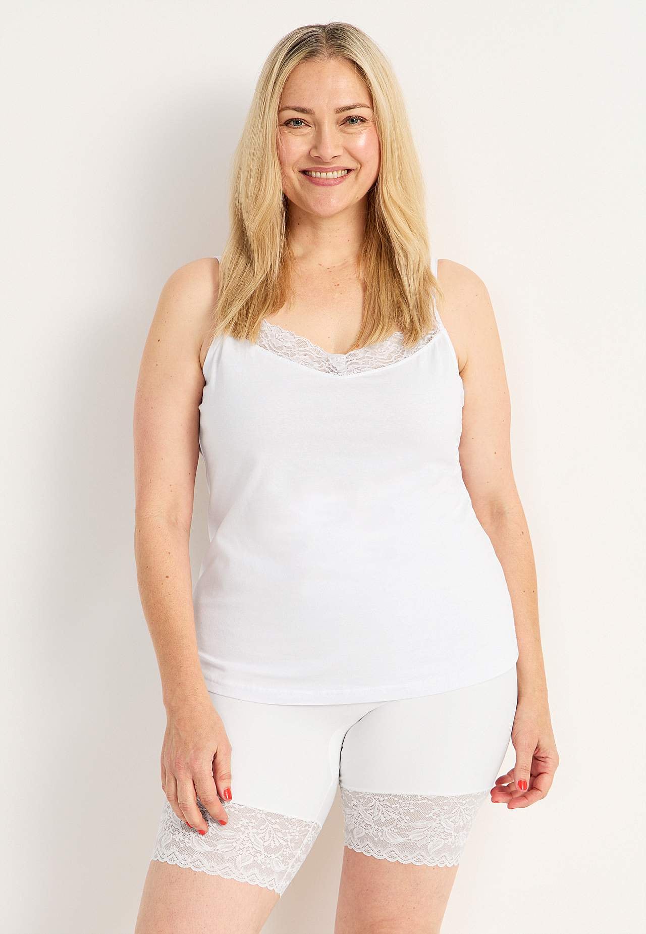 Tanktop i bomuld Linnea