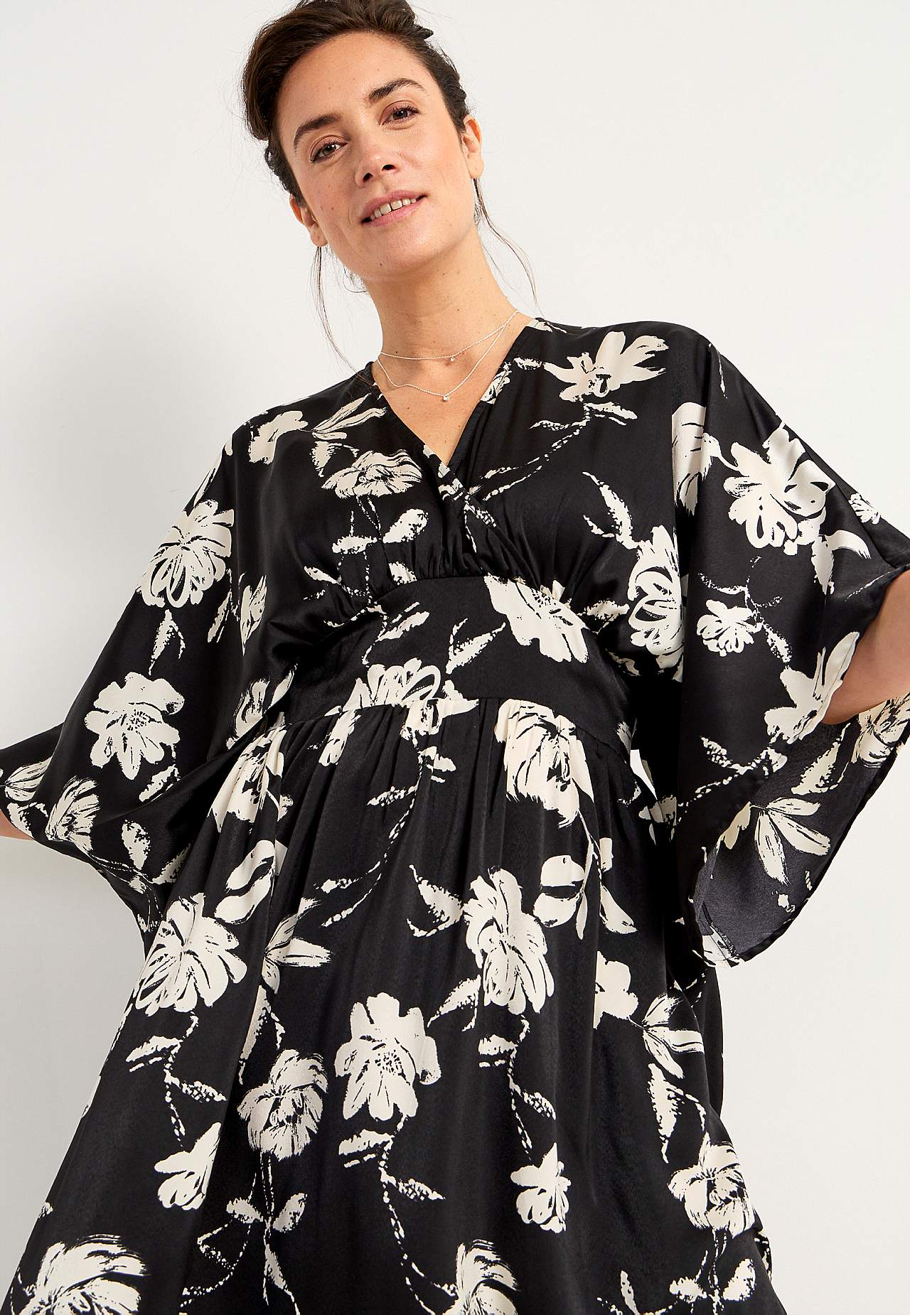 Blomstret maxi kjole Marbella