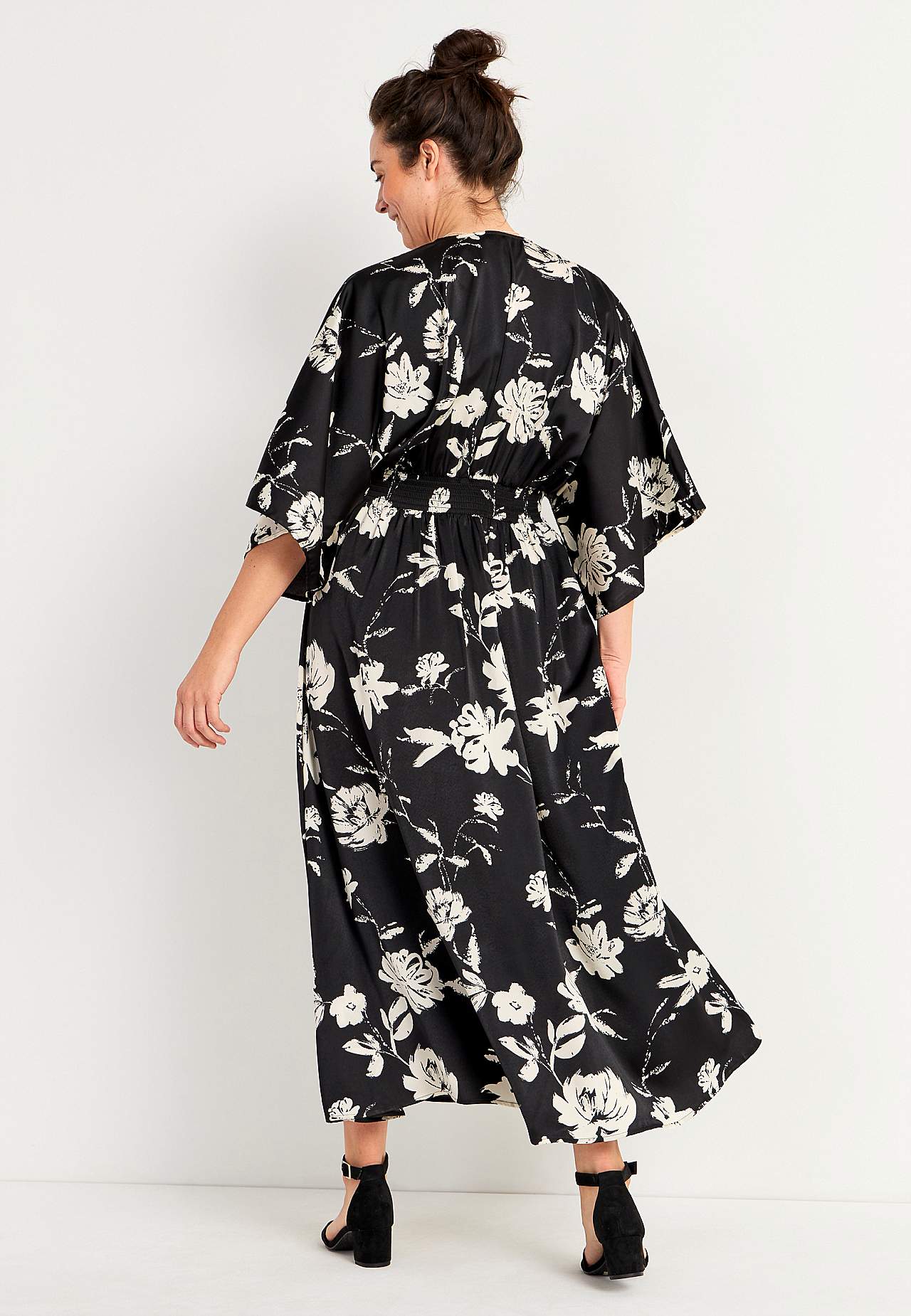 Blomstret maxi kjole Marbella